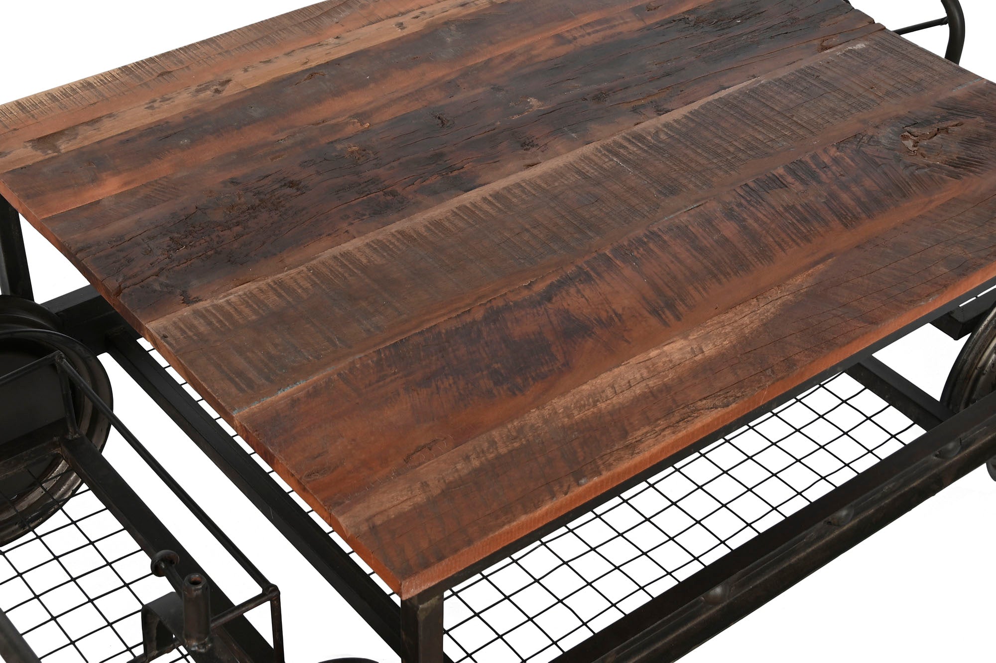 Mesa de Centro de Metal 147X48X76 Preta
