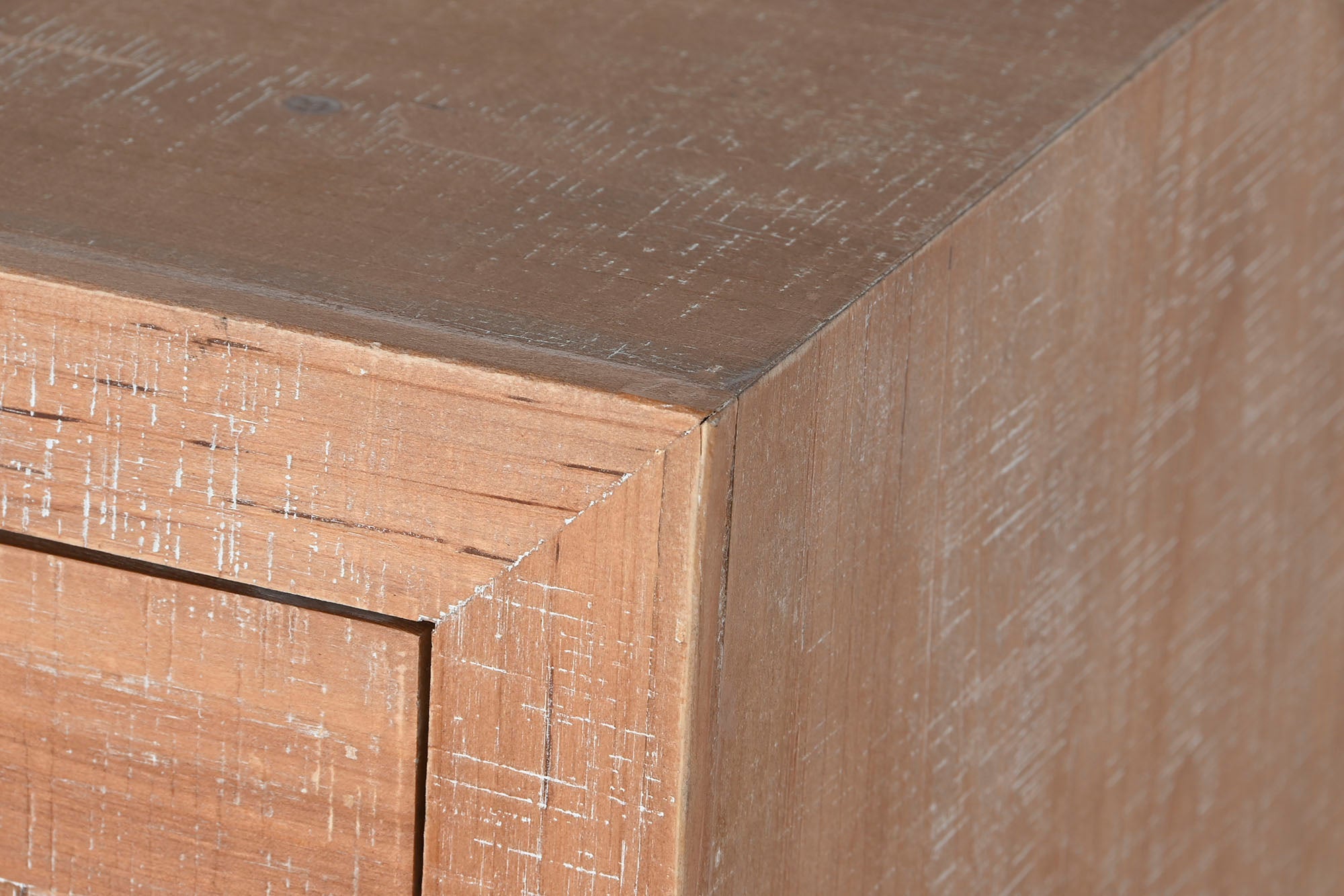 Fir Metal Chest of Drawers 110x40x92.5 16 Boxes, Natural
