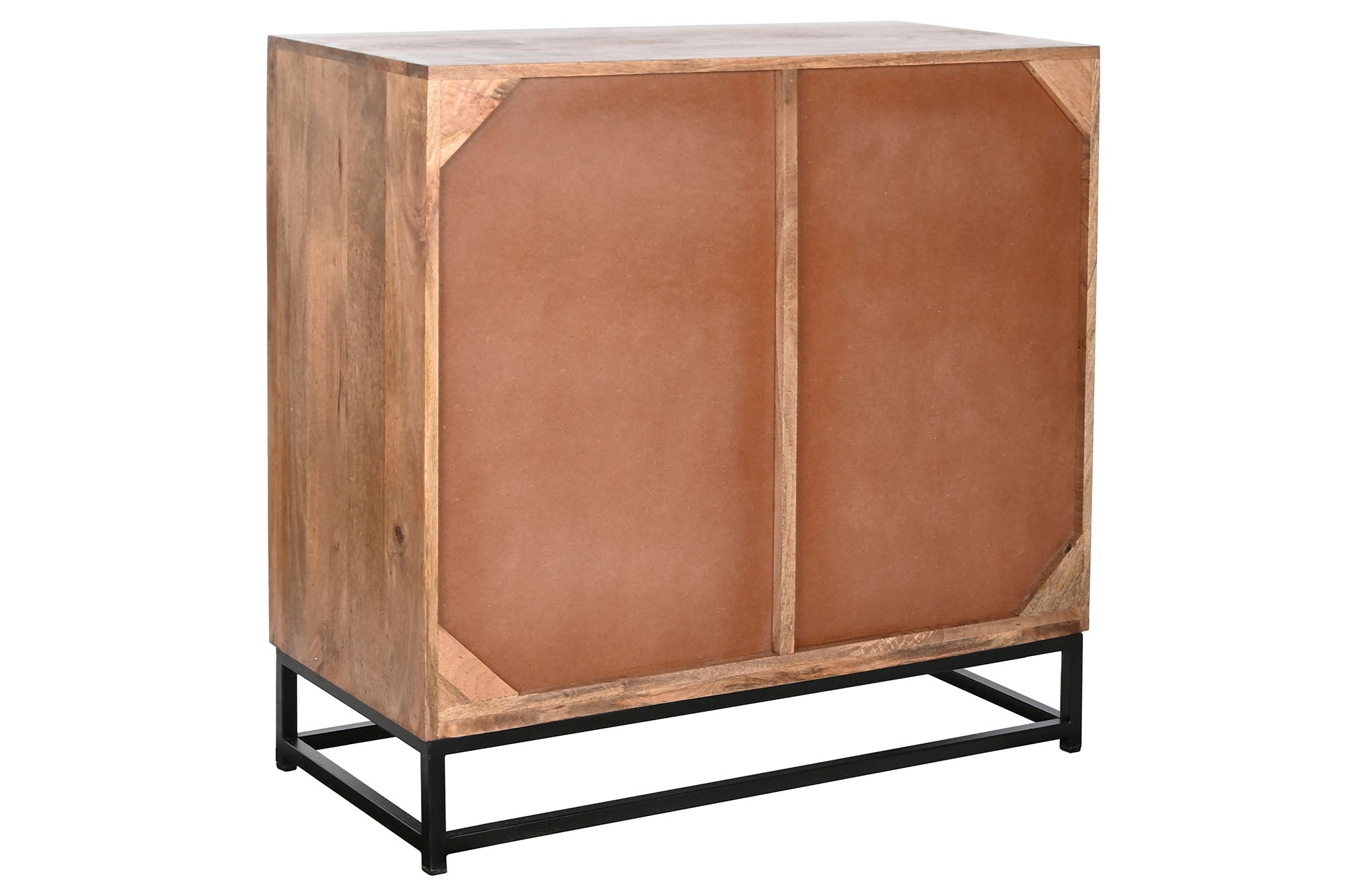 Aparador Mango Cristal 90X40X90 Listones Marron