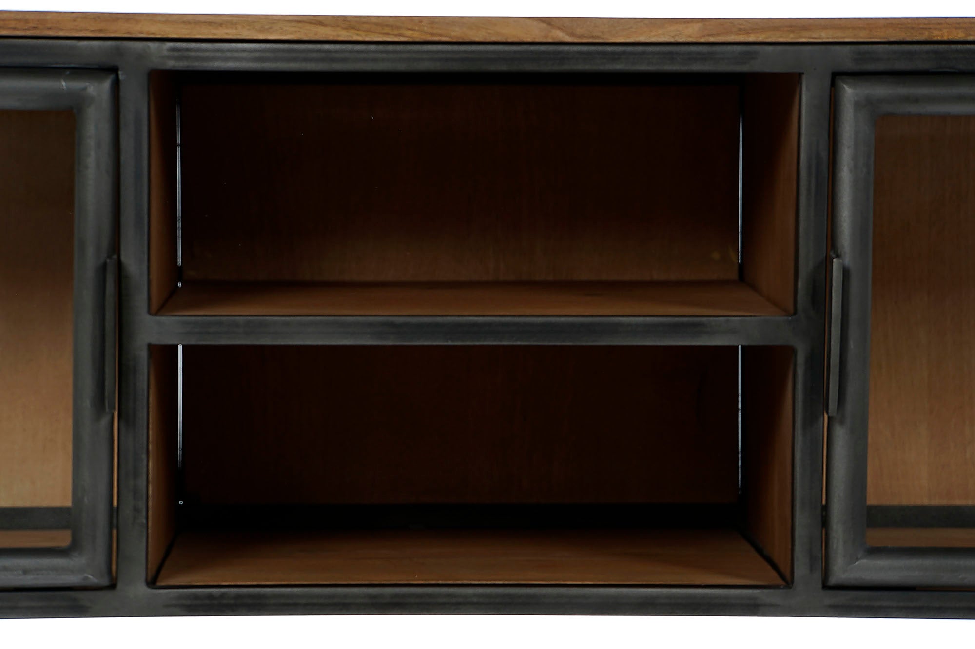 Mueble Tv Madera Metal 137X40X55 Natural