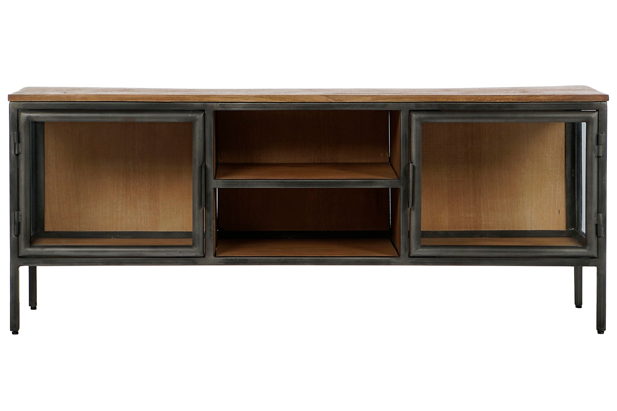 Mueble Tv Madera Metal 137X40X55 Natural