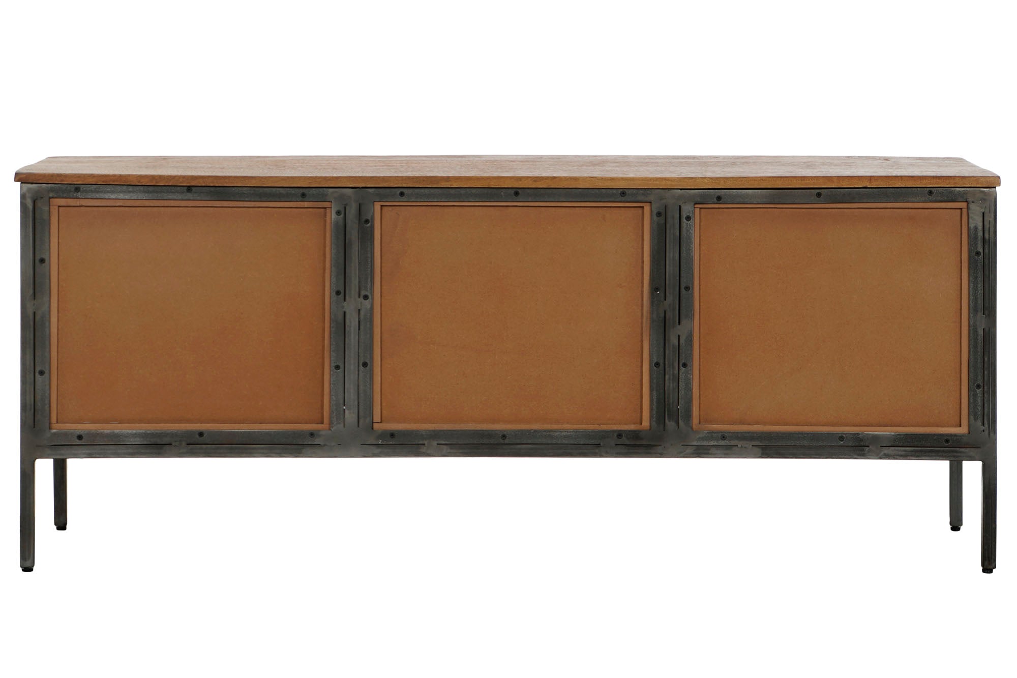 Mueble Tv Madera Metal 137X40X55 Natural