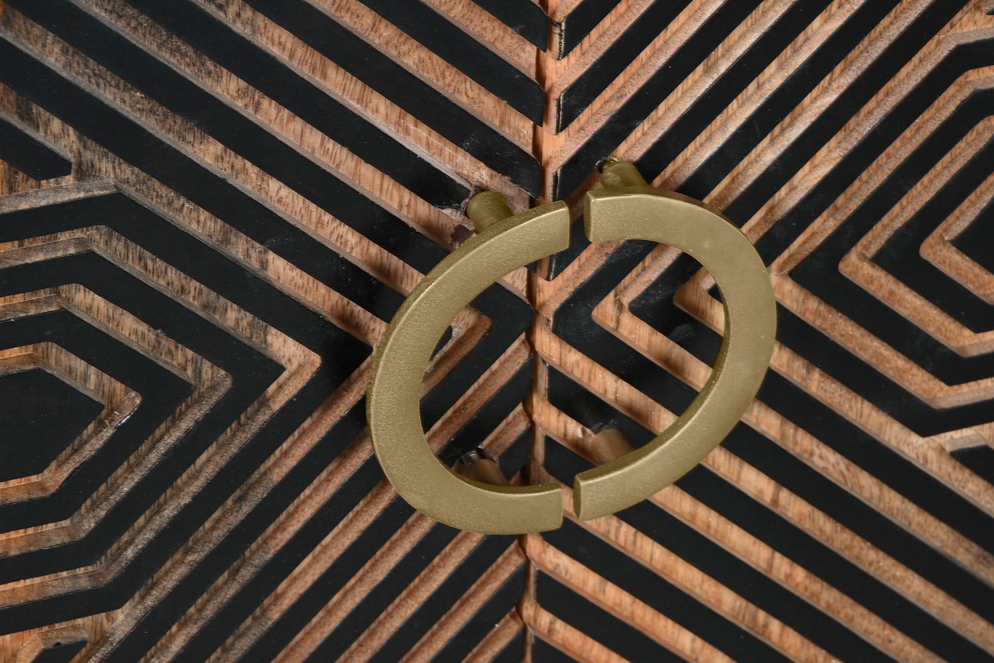 Aparador de madeira de manga 180X40X80 44,64 Esculpido