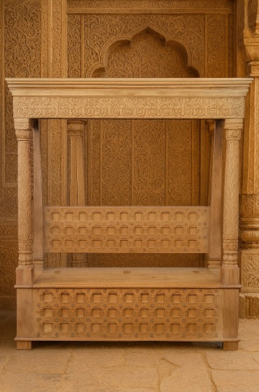 Banco Mango 190X54X215 Natural Envelhecido