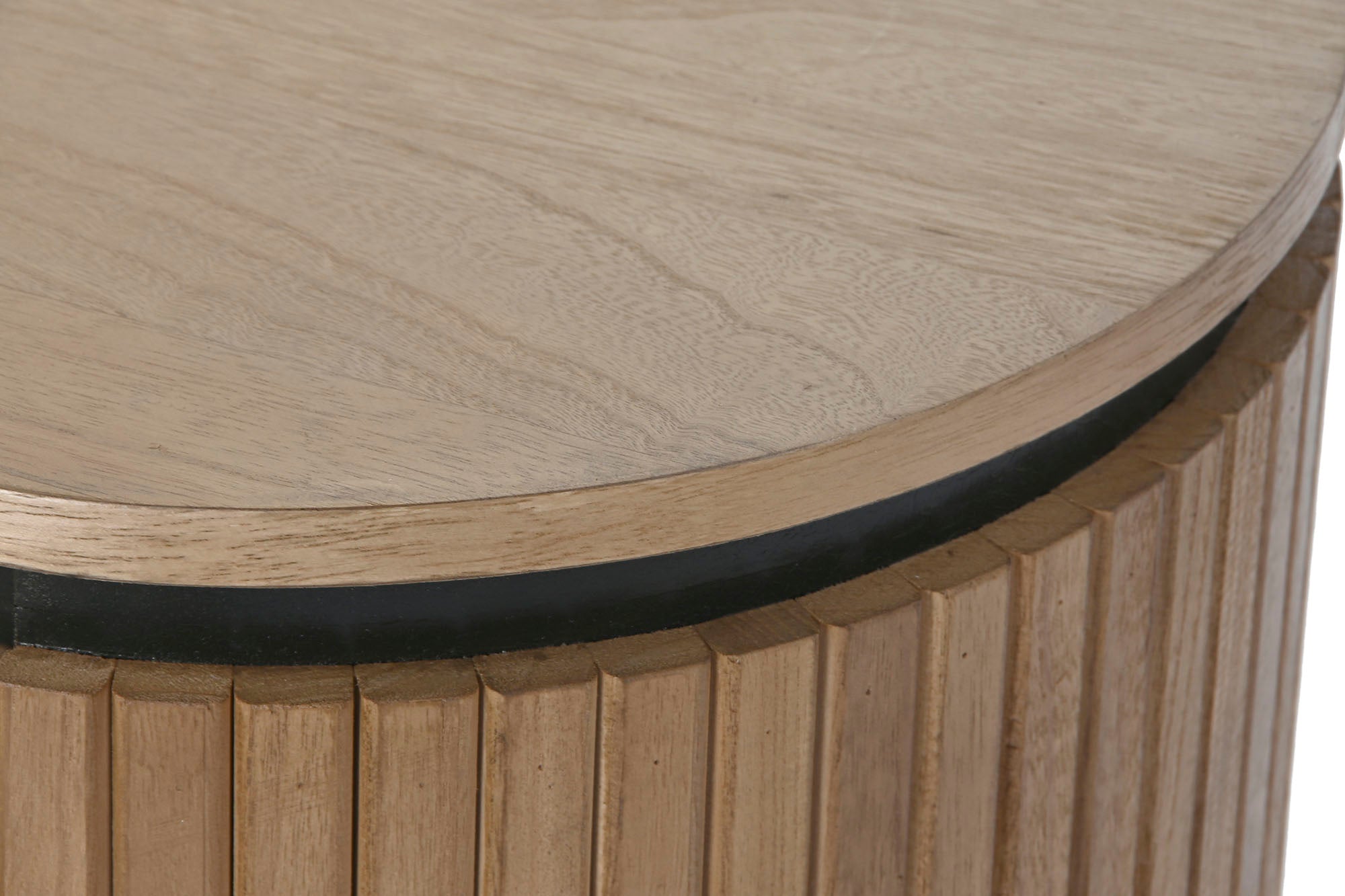 Mesa de cabeceira metálica Paulownia 55x40x55 10,00