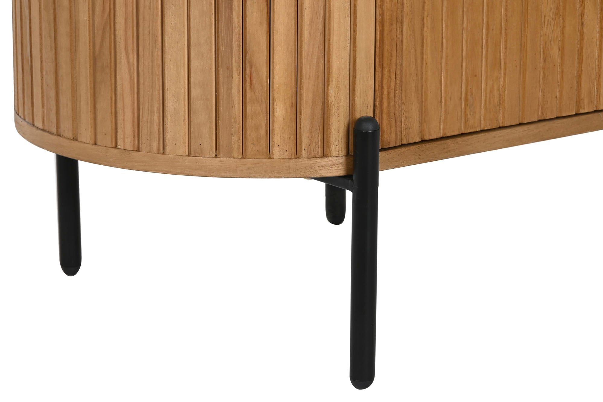 Mesa de cabeceira metálica Paulownia 55x40x55 10,00