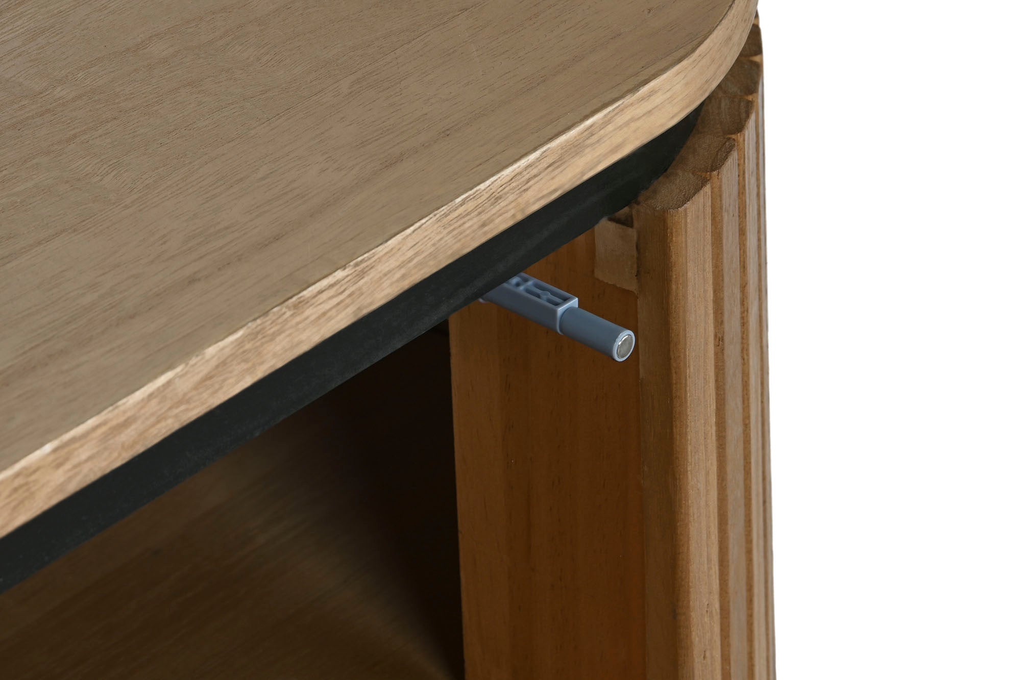Mesa de cabeceira metálica Paulownia 55x40x55 10,00