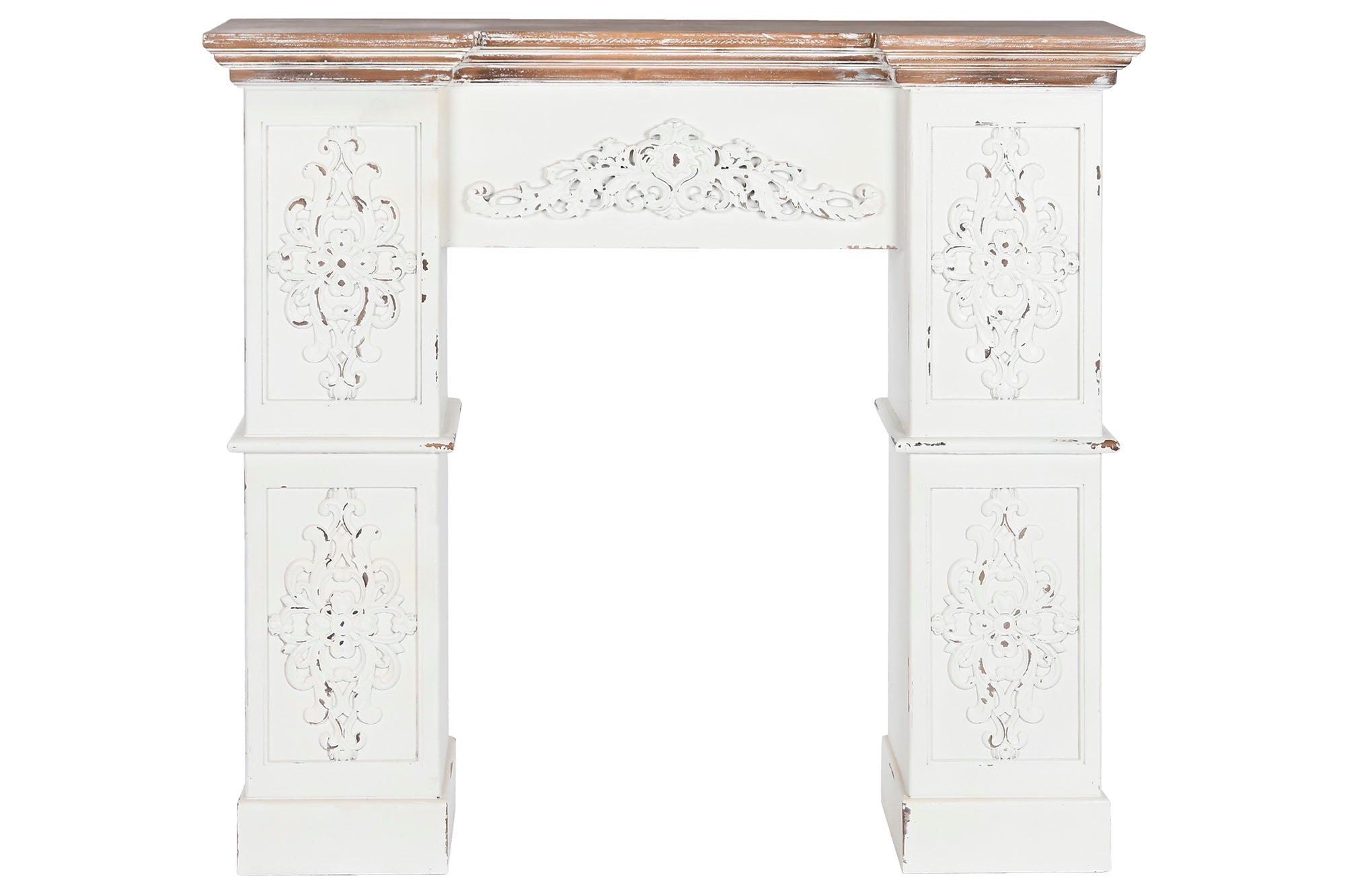 Mdf Fir Fireplace Front 120X29.5X116 White
