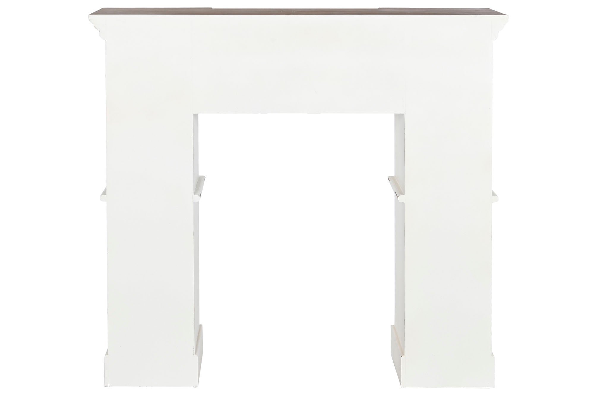 Frontal Chimenea Abeto Mdf 120X29,5X116 Blanco