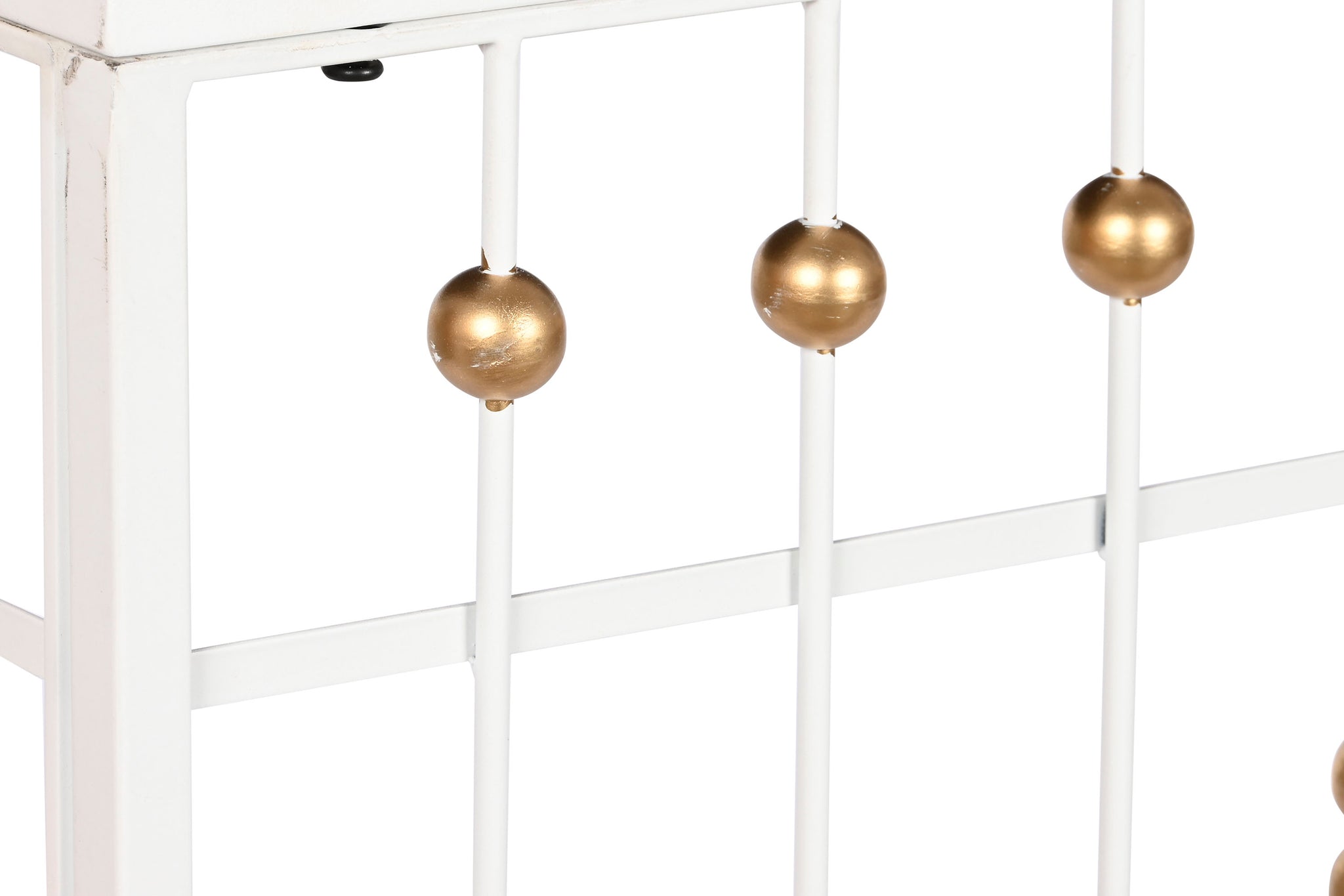 Consola Metal Espejo 120X40X80 Blanco
