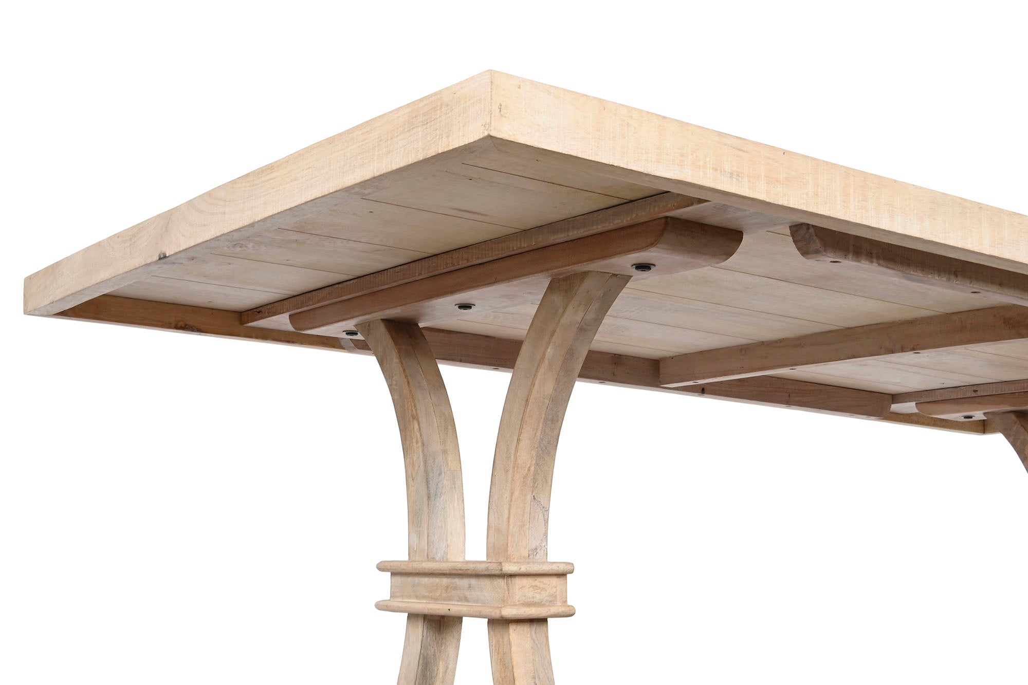 Mesa Comedor Madera Maciza Mango 201X100X76 45,00