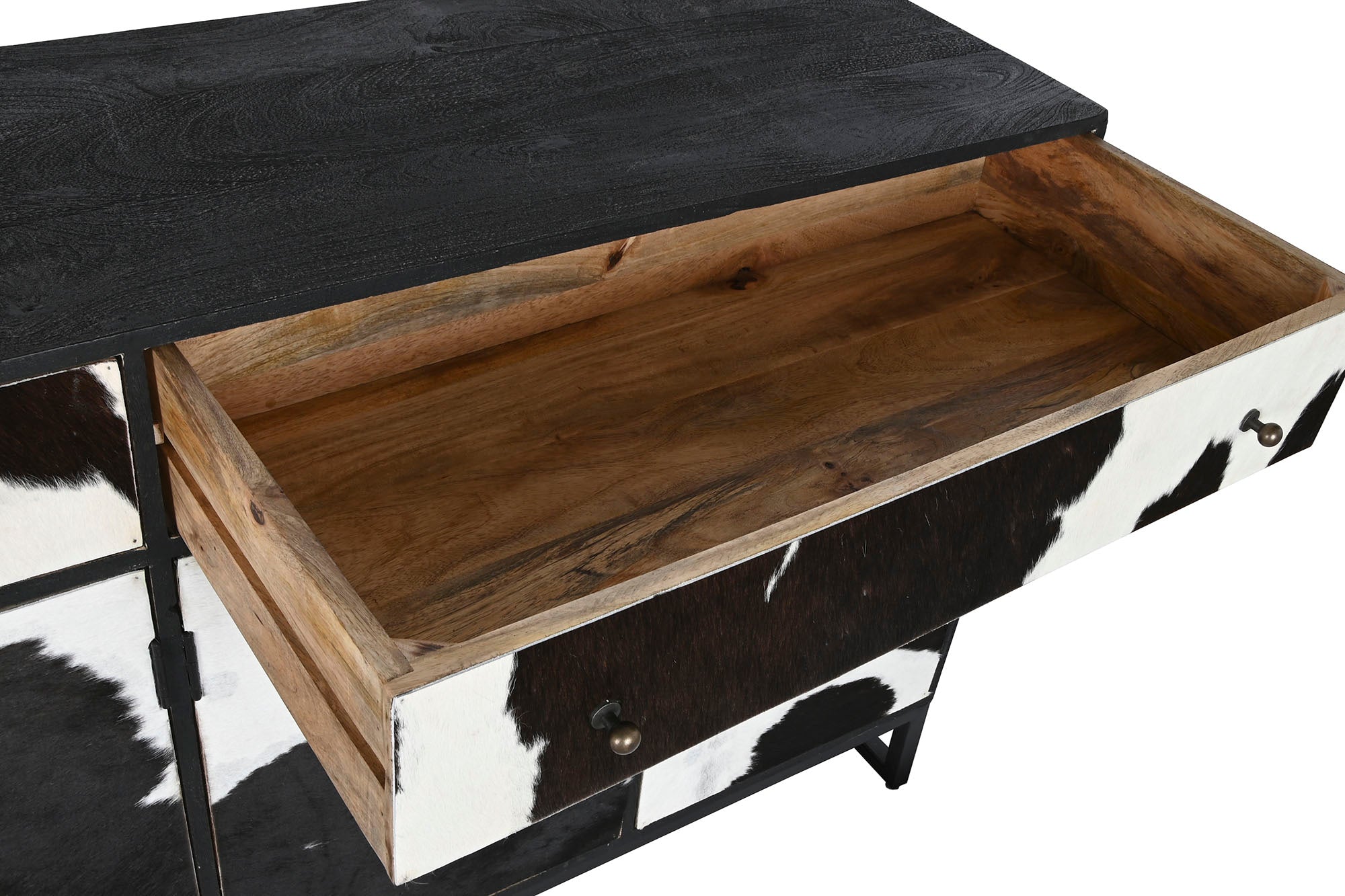 Buffet de couro Mango 172X45X90 Vaca