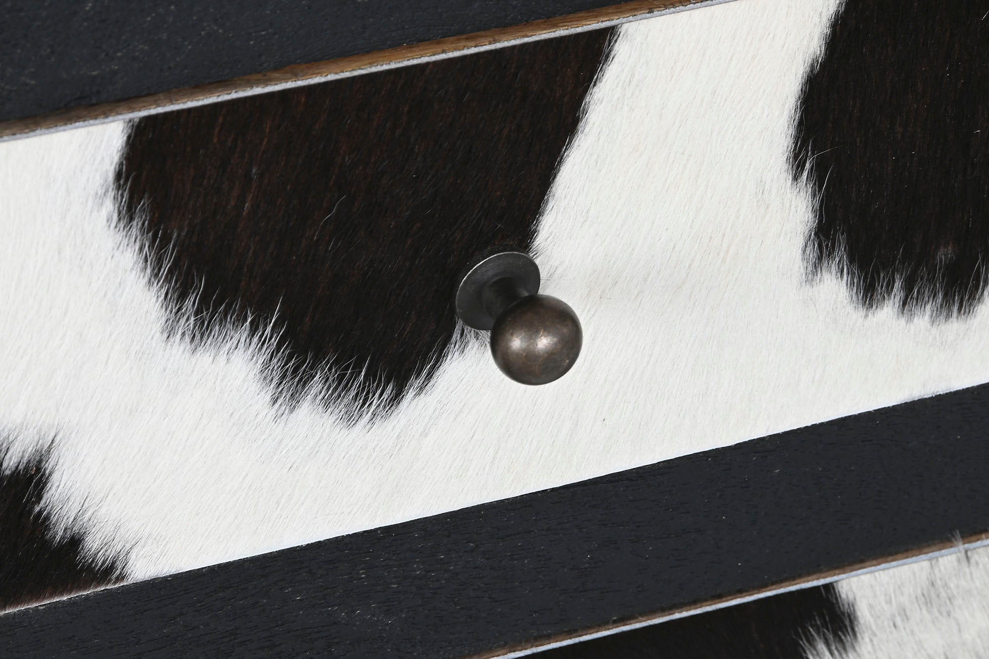 Mango Leather Chest of Drawers 115x36x102 Cowhide