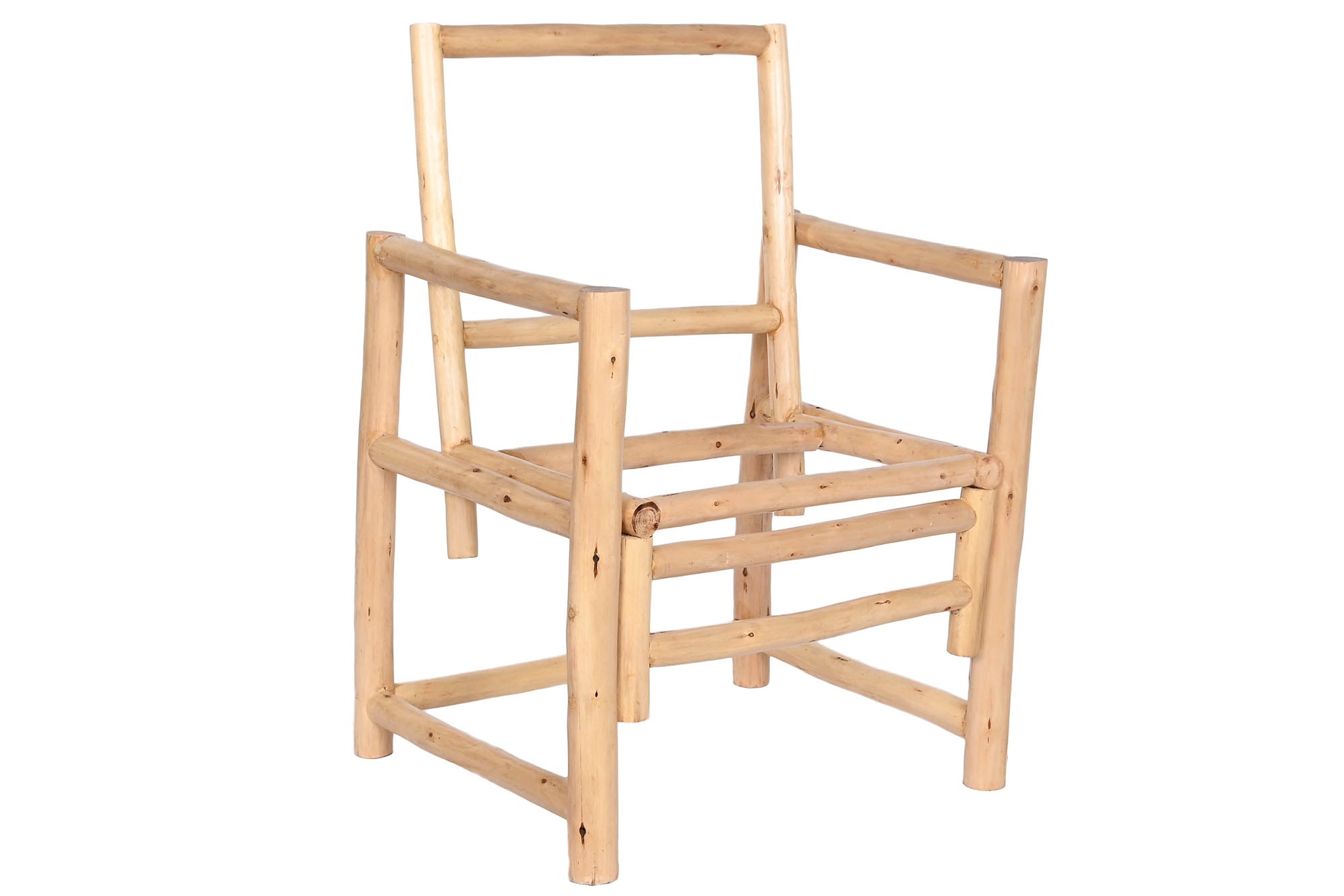 Eucalyptus Cotton Armchair 61x50x90 White