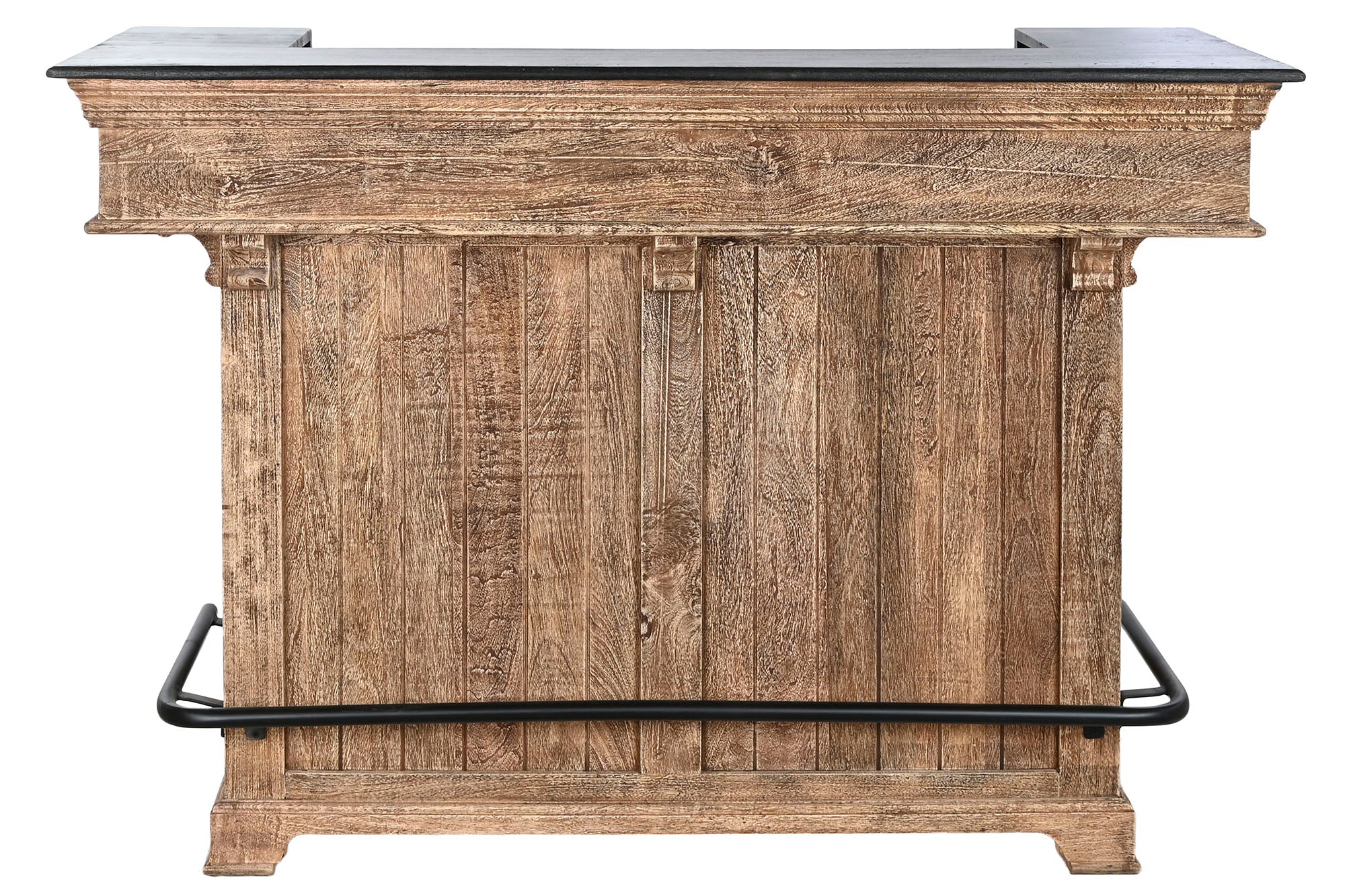 Mueble Bar Mango Metal 152X61X107 Barra Natural