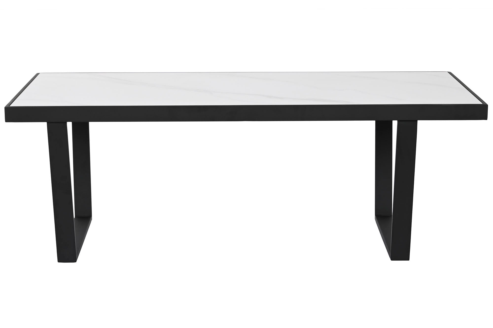 Mesa Centro Metal Ceramica 120X60X43 23,35 Negro