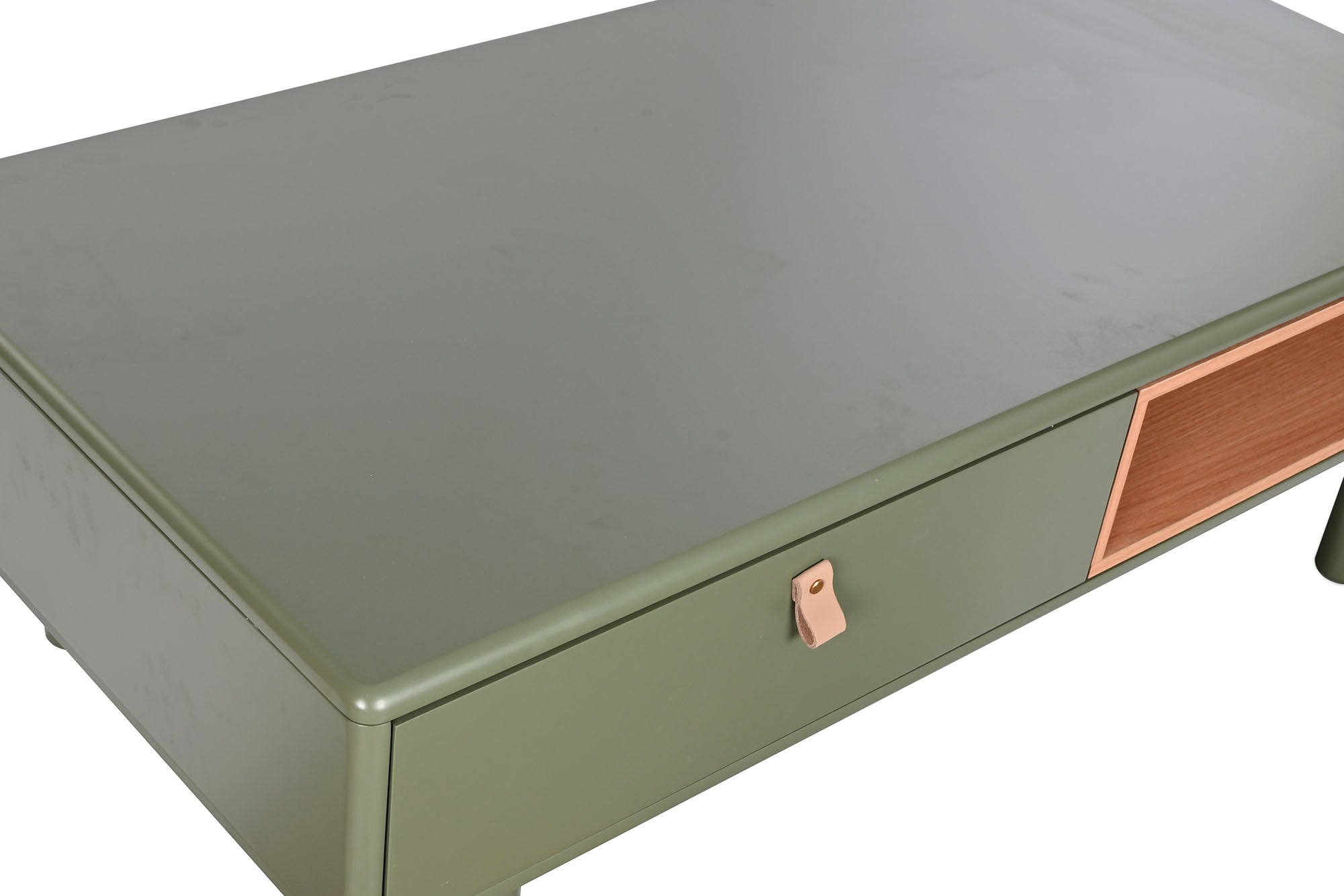 Mesa Centro Mdf Pu 120X60X40 Verde