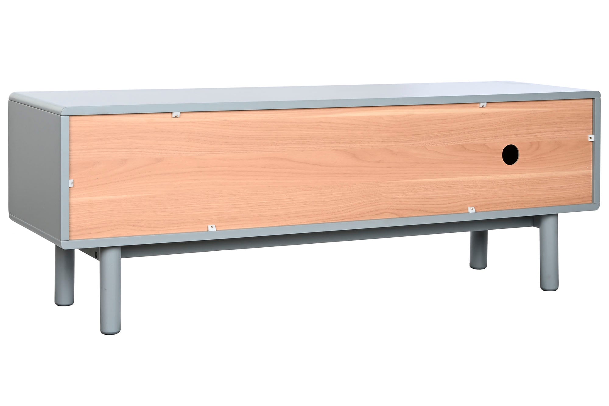 Móvel TV MDF PU 140x40x55 Cinza