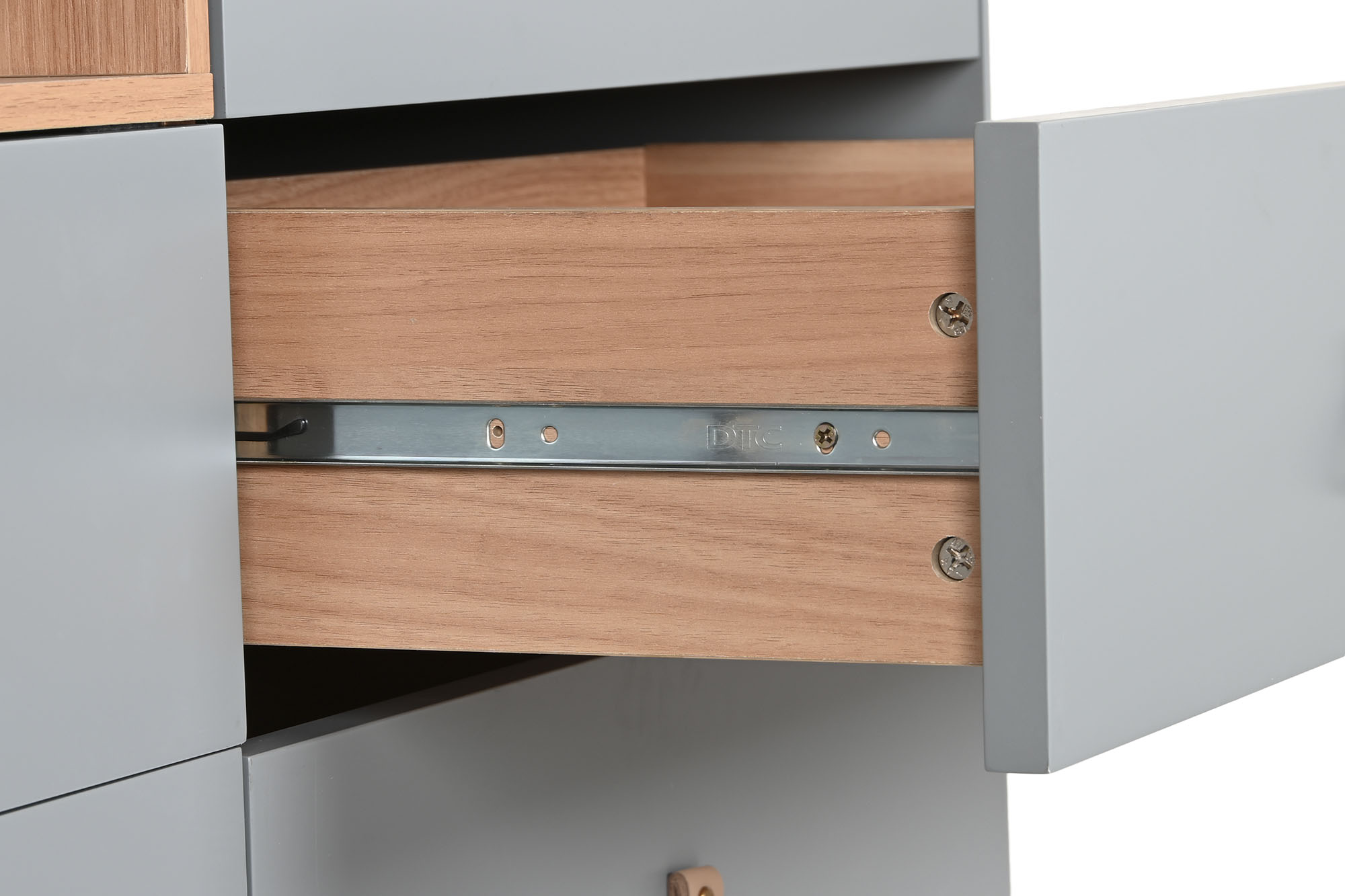 Cômoda MDF PU 120x40x75 Cinza