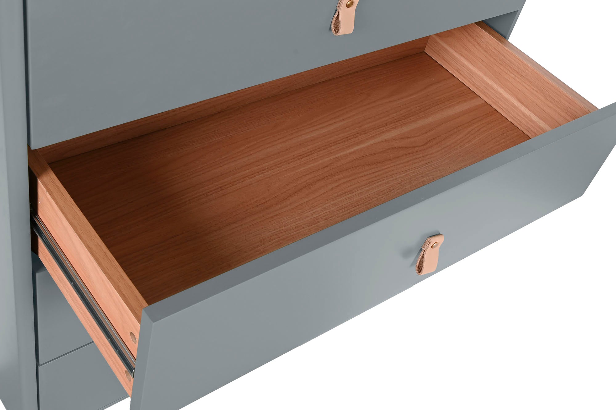 Chifonier Mdf Pu 80X40X117 60,00 Cinza