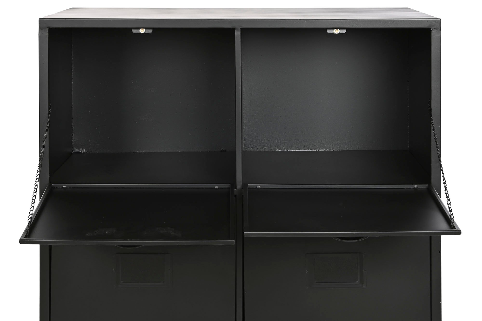 Metal Chest of Drawers 75x45x80 Black Locker