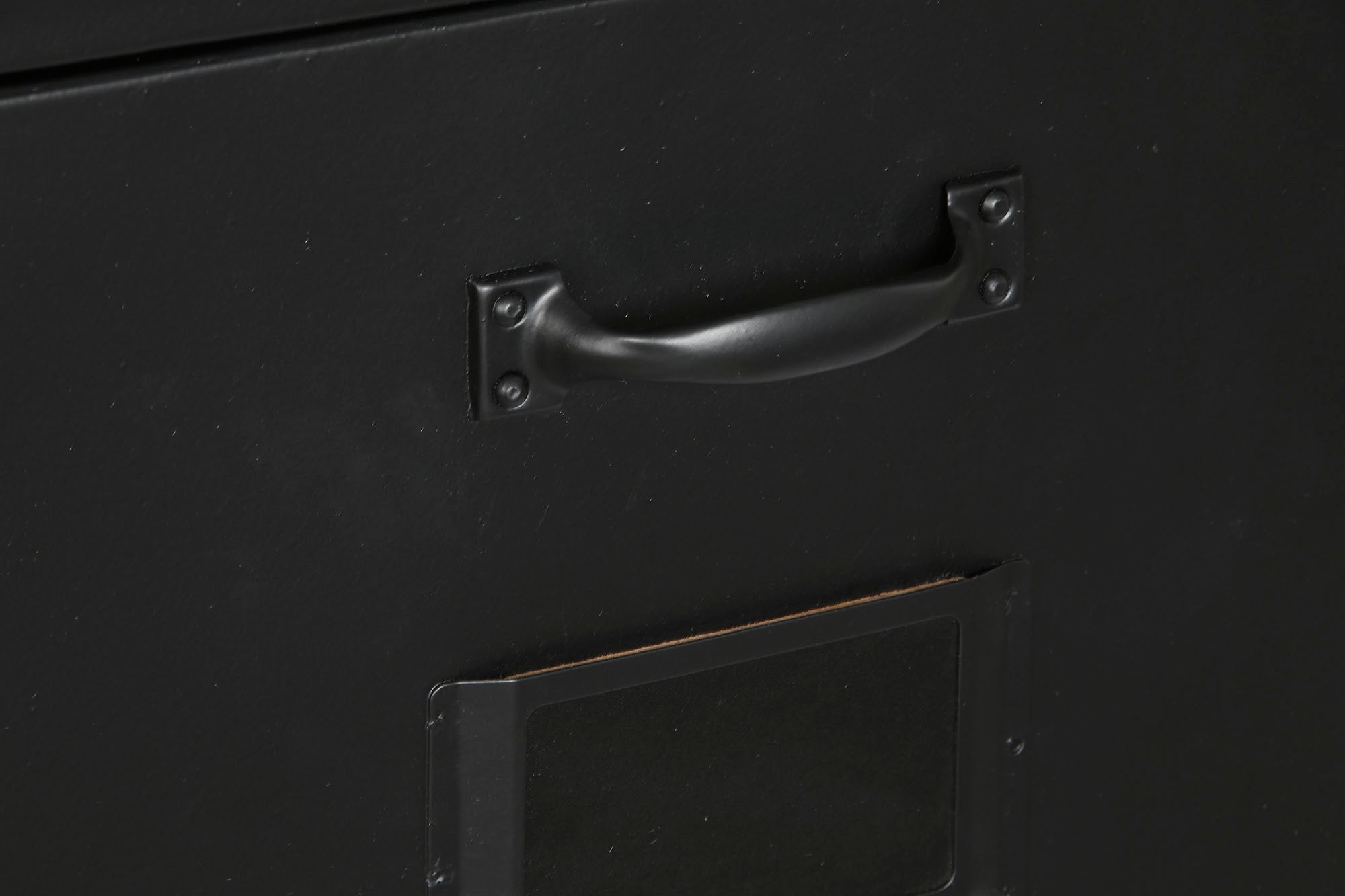 Metal Chest of Drawers 75x45x80 Black Locker