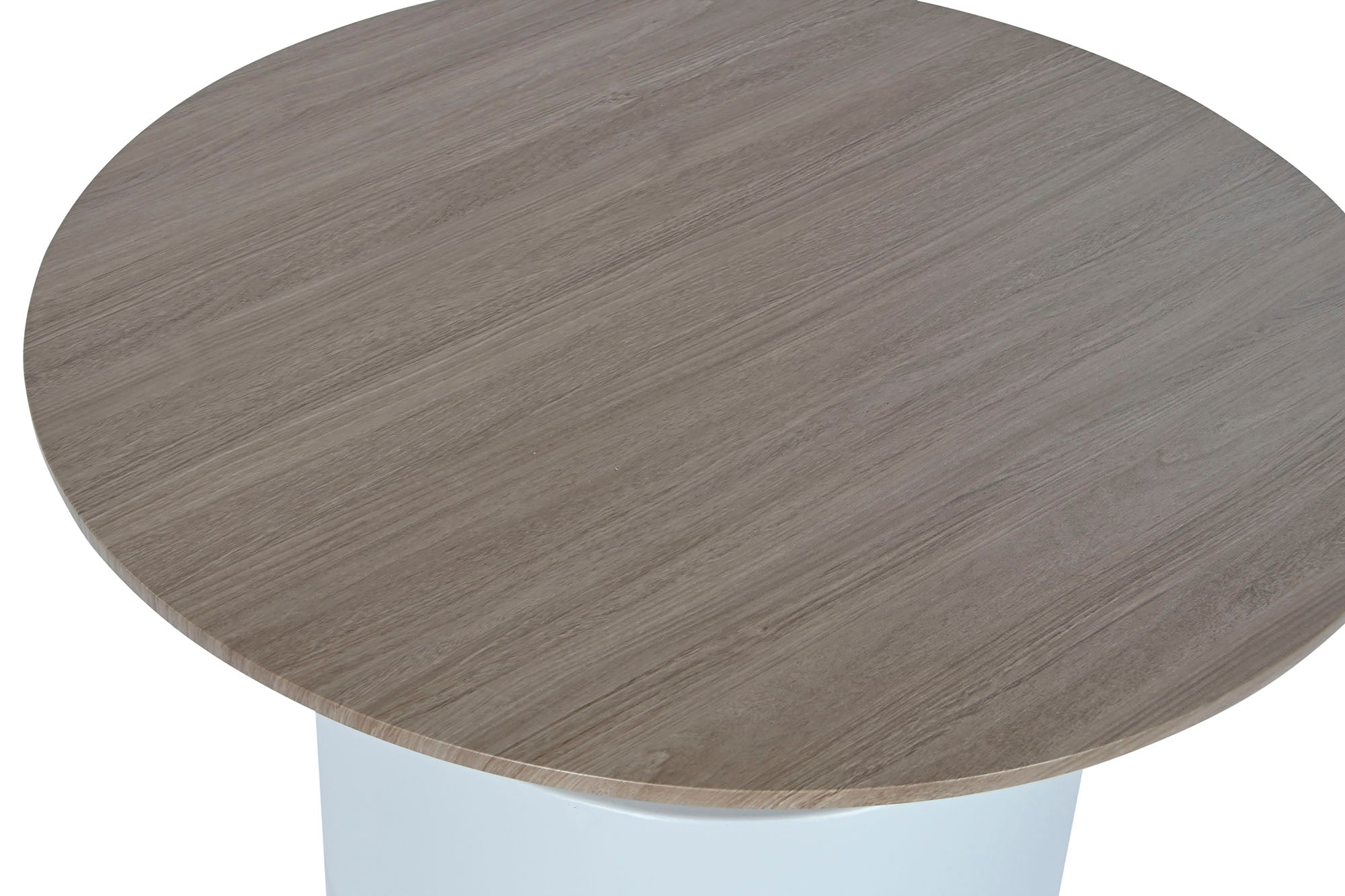 Mesa Centro Metal Mdf 80X80X43 Blanco