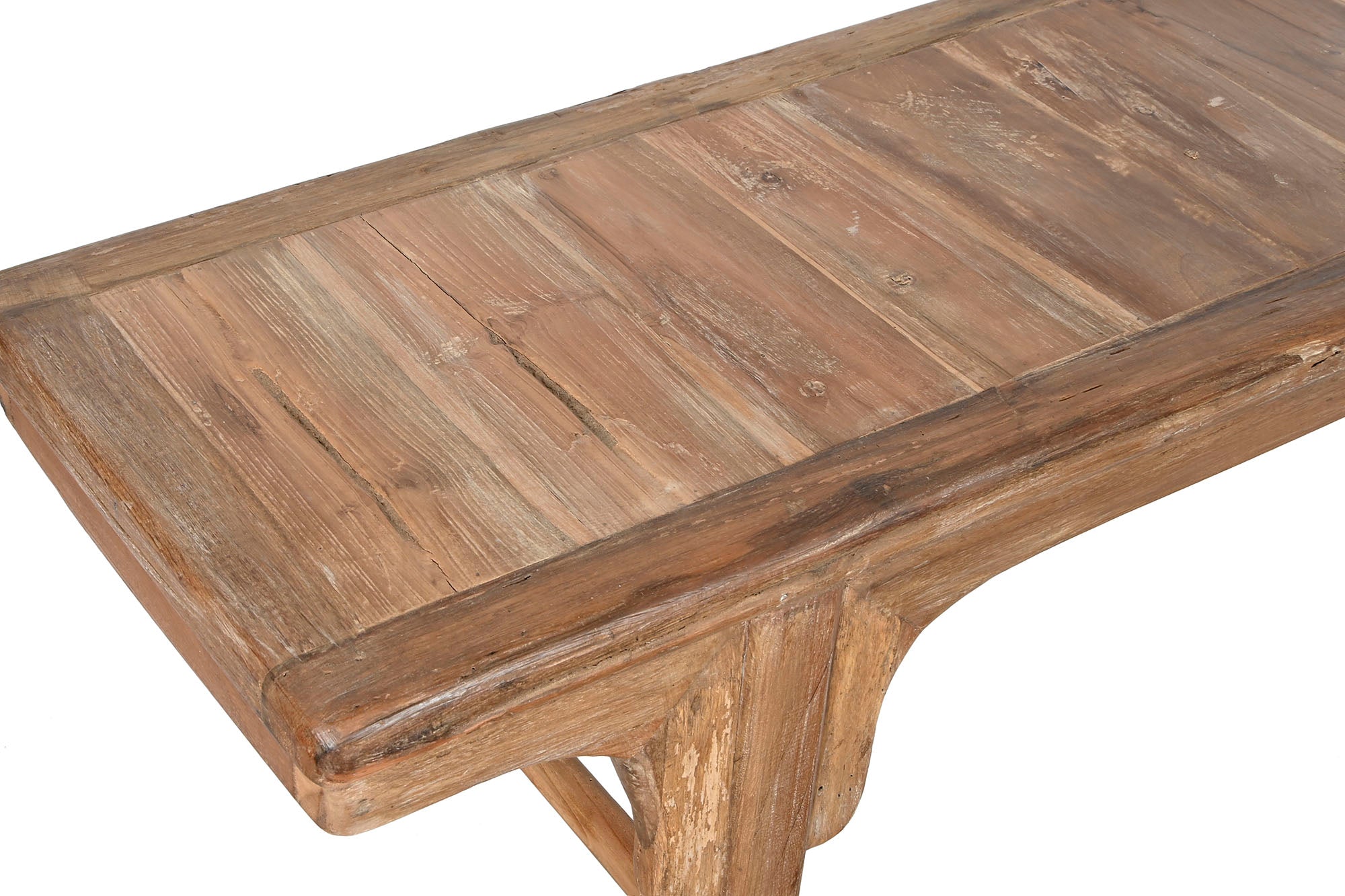 Descalzadora Teca Reciclada 183X41X48 Natural