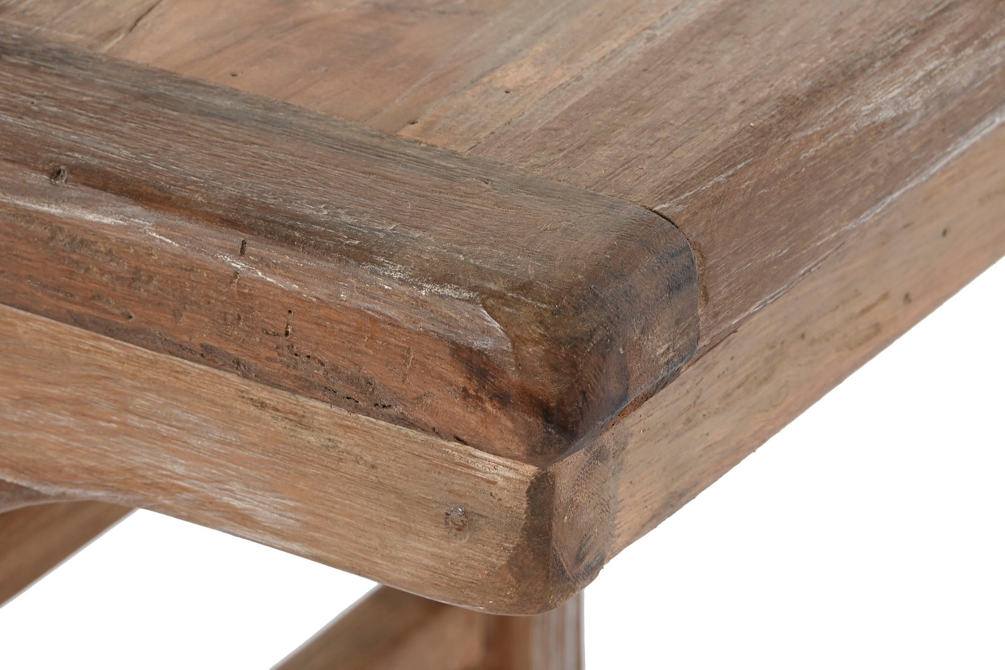 Descalzadora Teca Reciclada 183X41X48 Natural