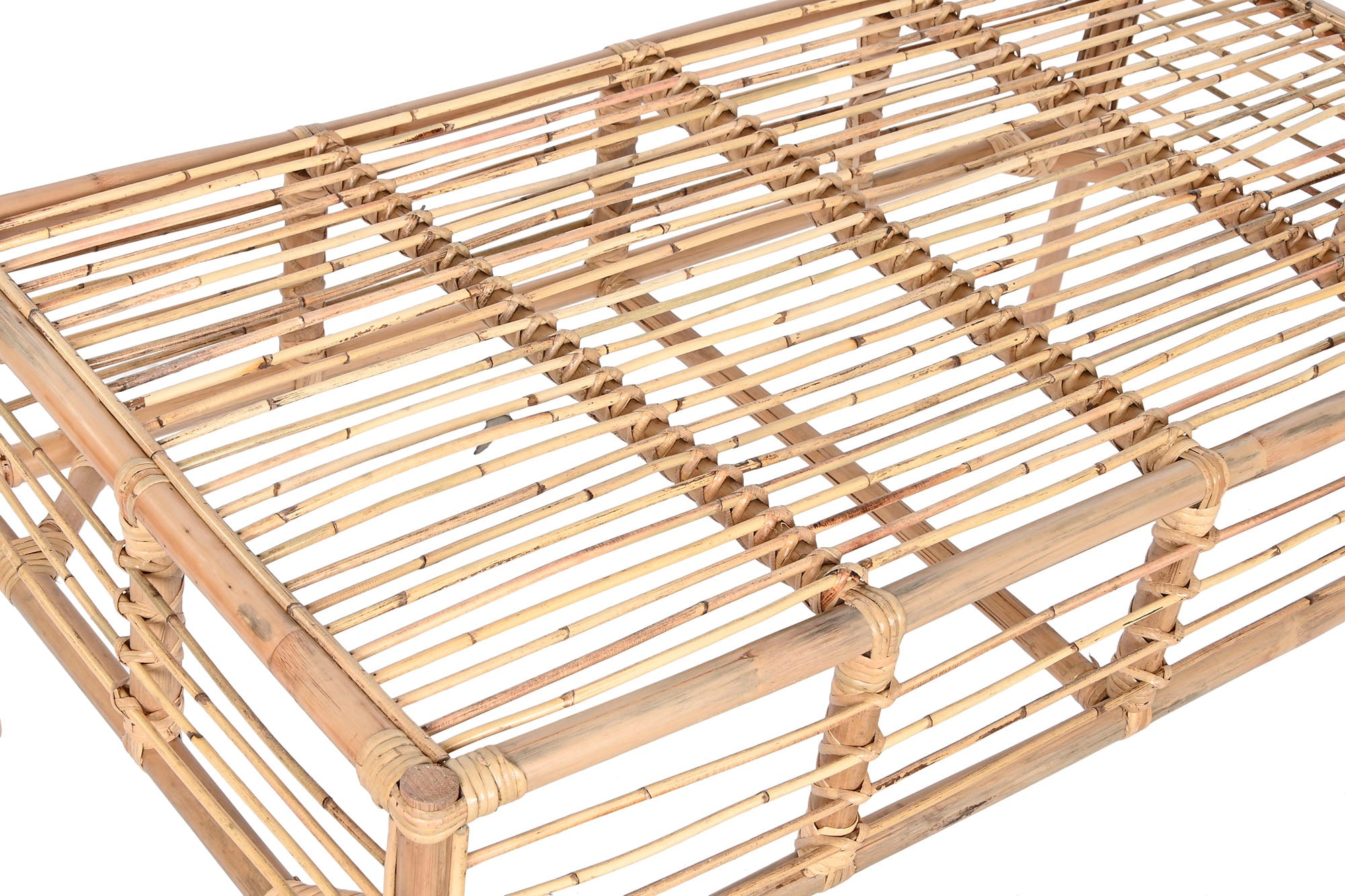 Mesa Centro Ratan 110X60X45 Natural
