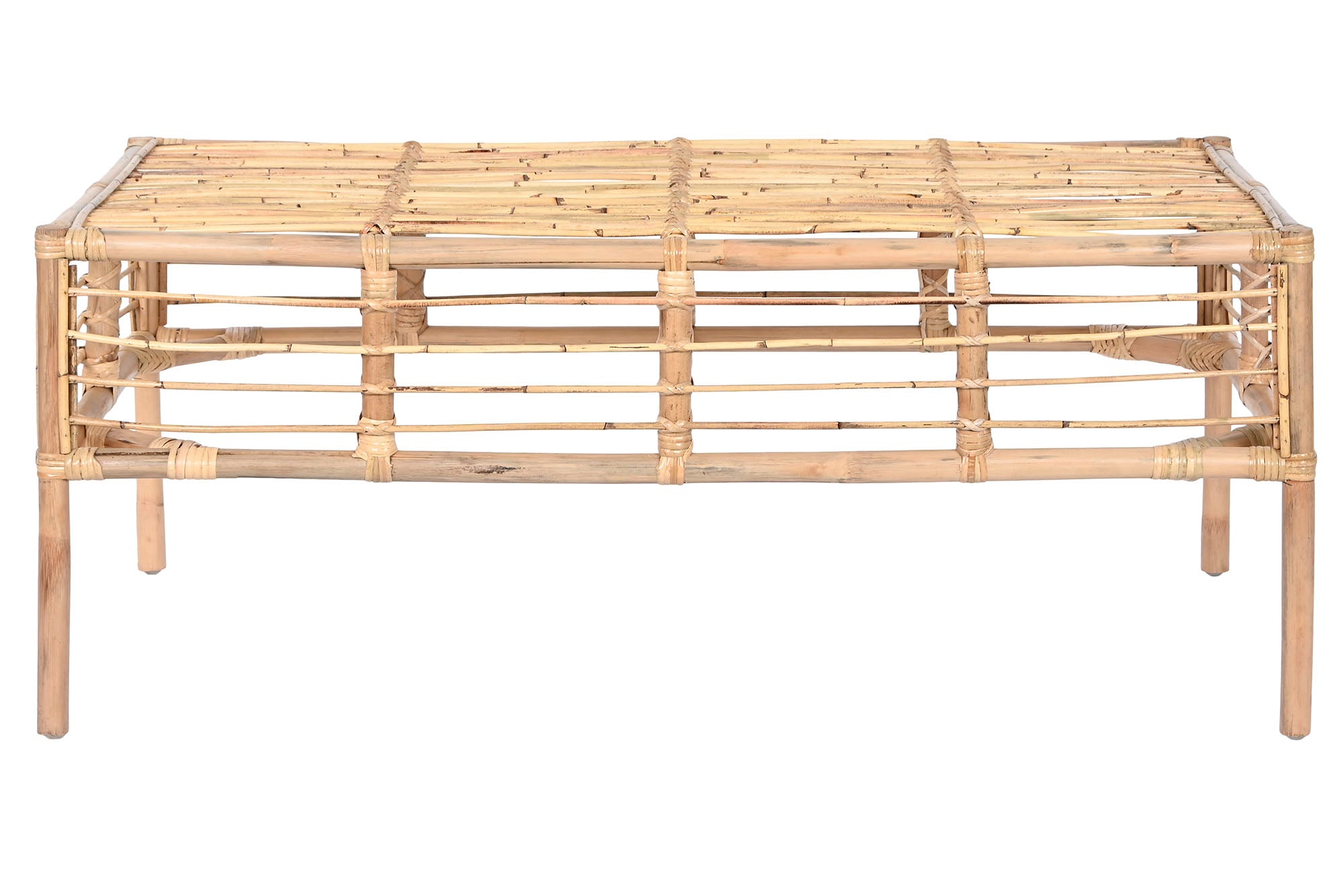 Mesa Centro Ratan 110X60X45 Natural