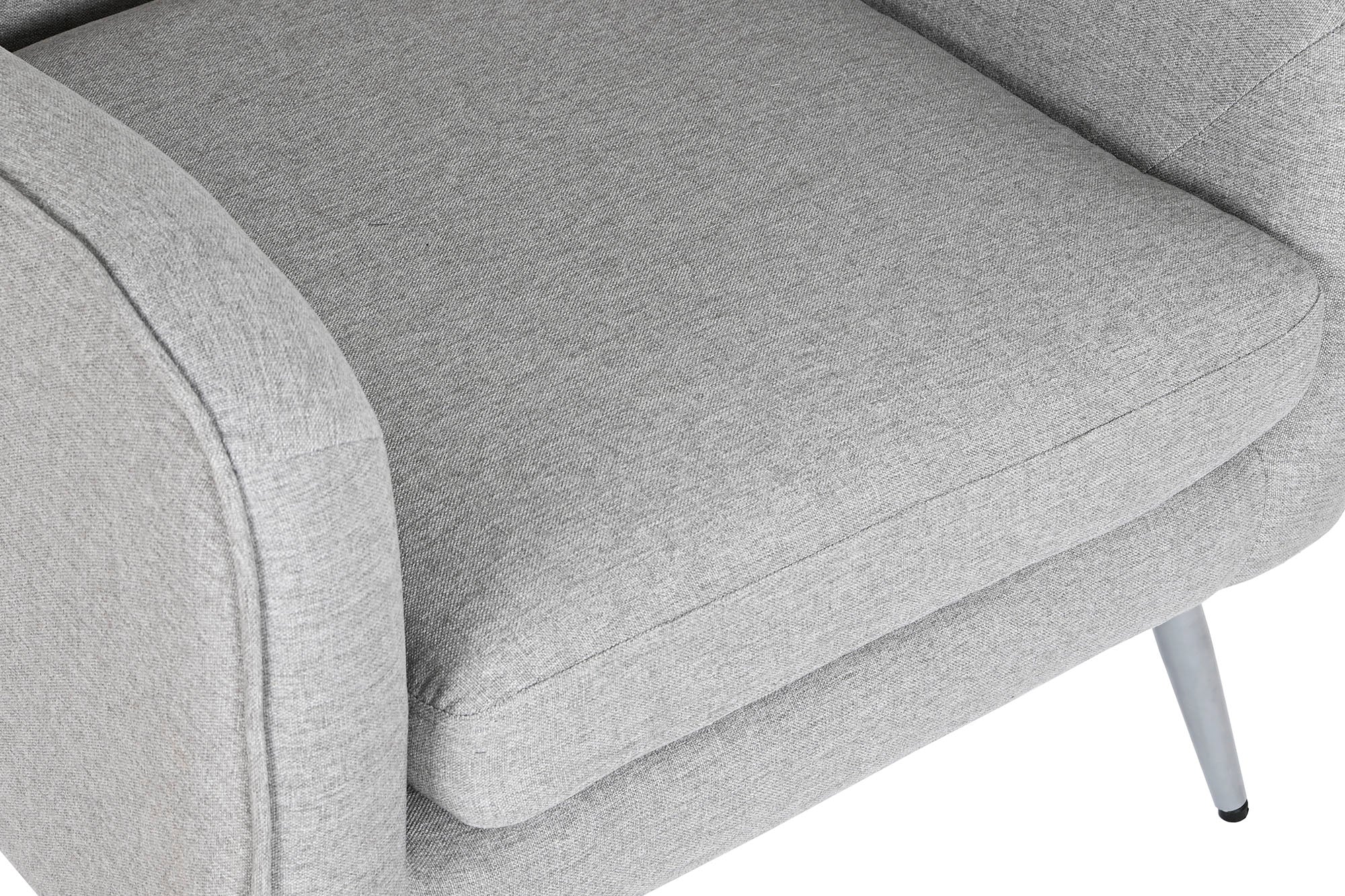 Poltrona de poliéster 71x68x81 cinza