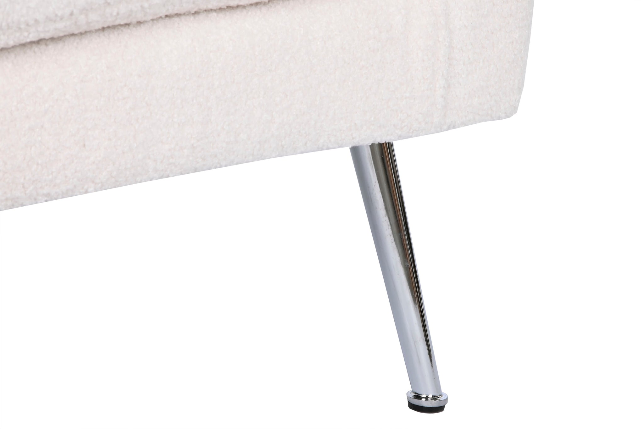 Polyester Metal Armchair 71X75X95 Chrome Legs