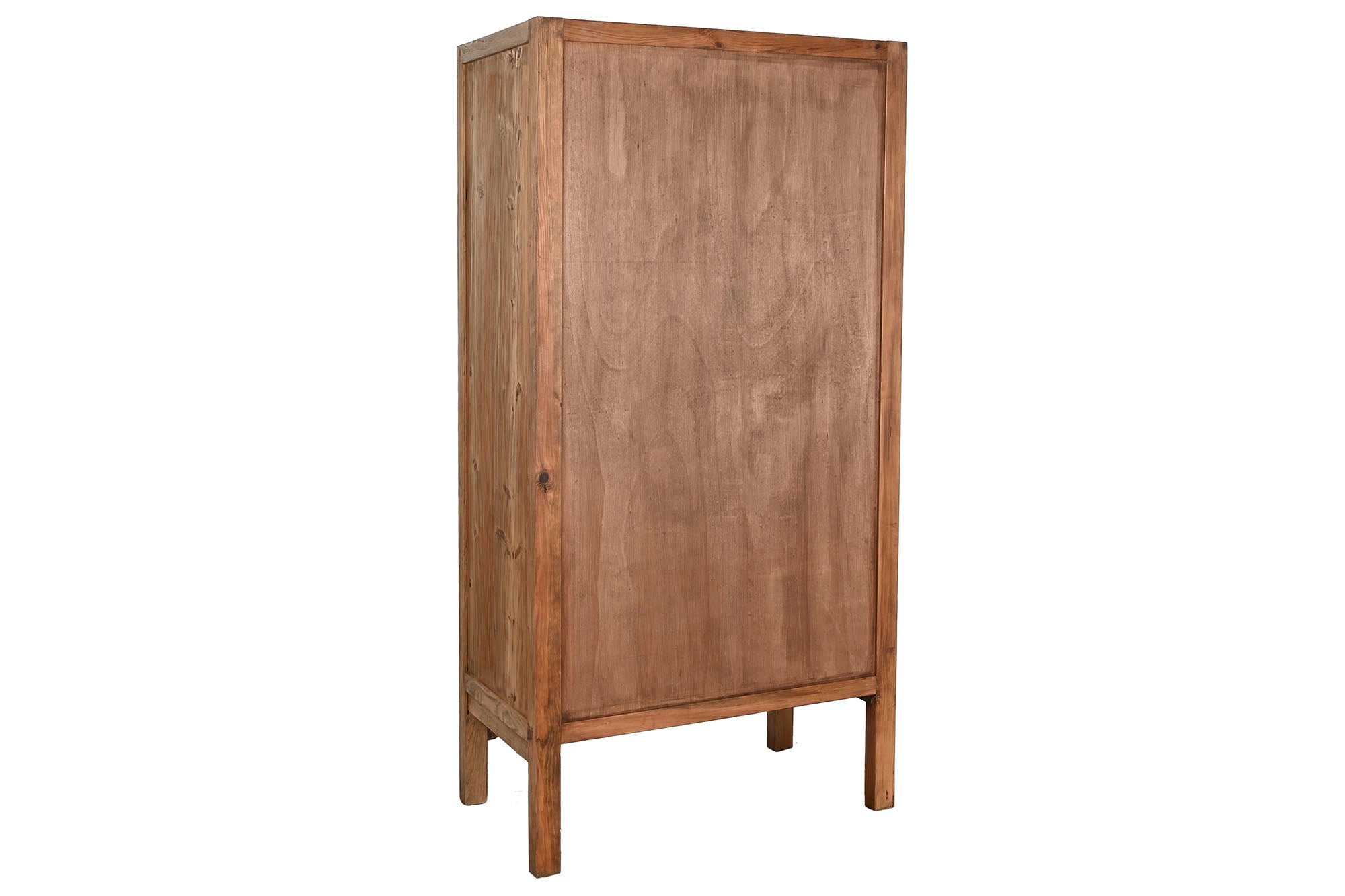 Armario Abeto Metal 88X52X180 Tallado Natural