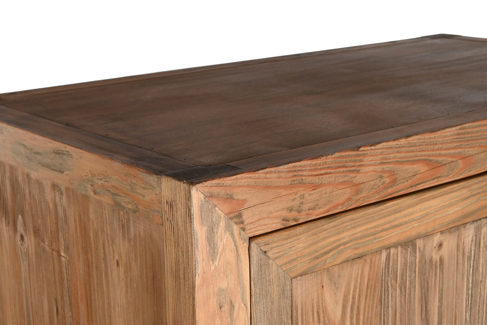 Armario Abeto Metal 88X52X180 Tallado Natural