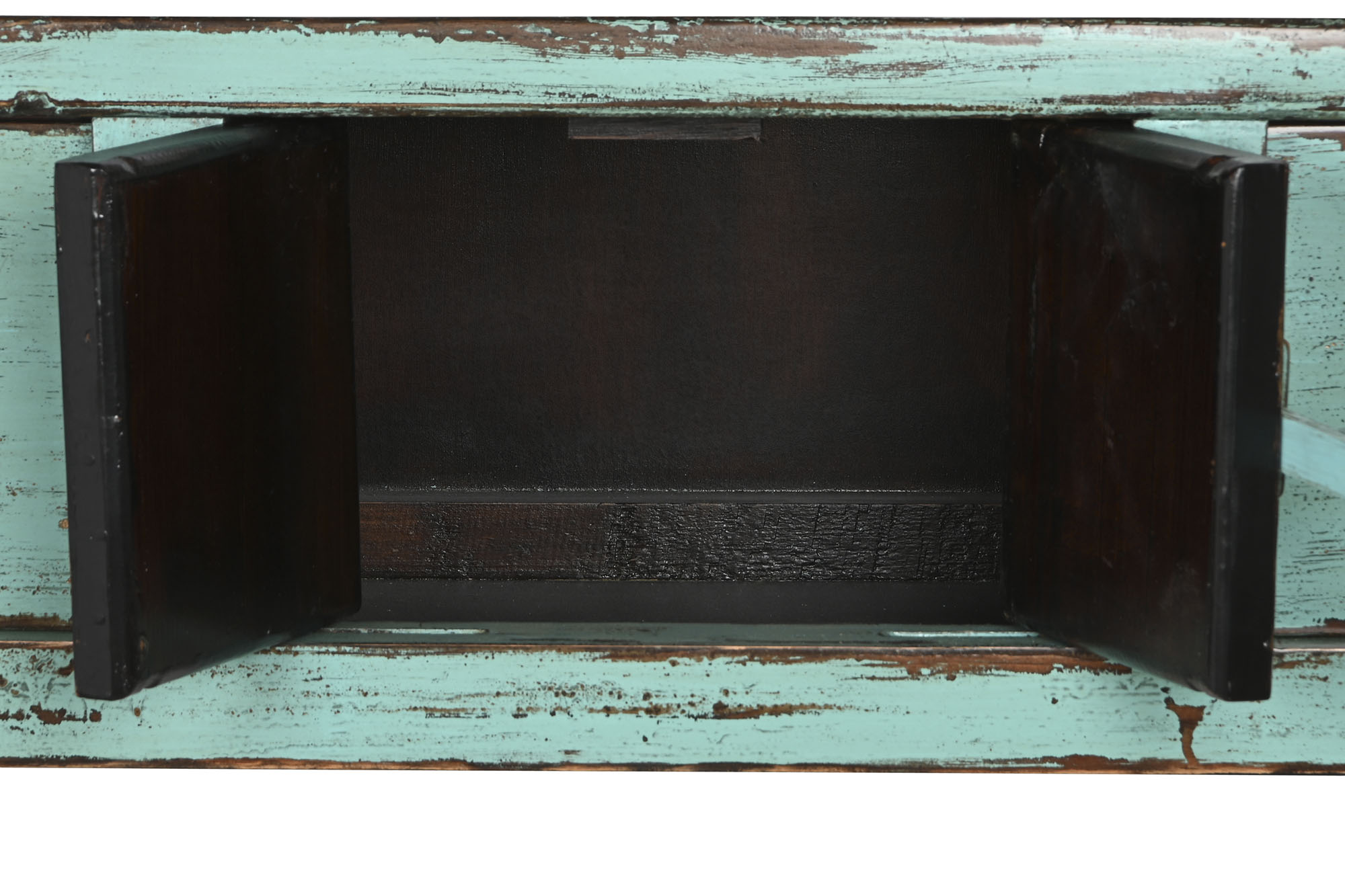 Consola Olmo Macizo 170X49X88 Decape Turquesa