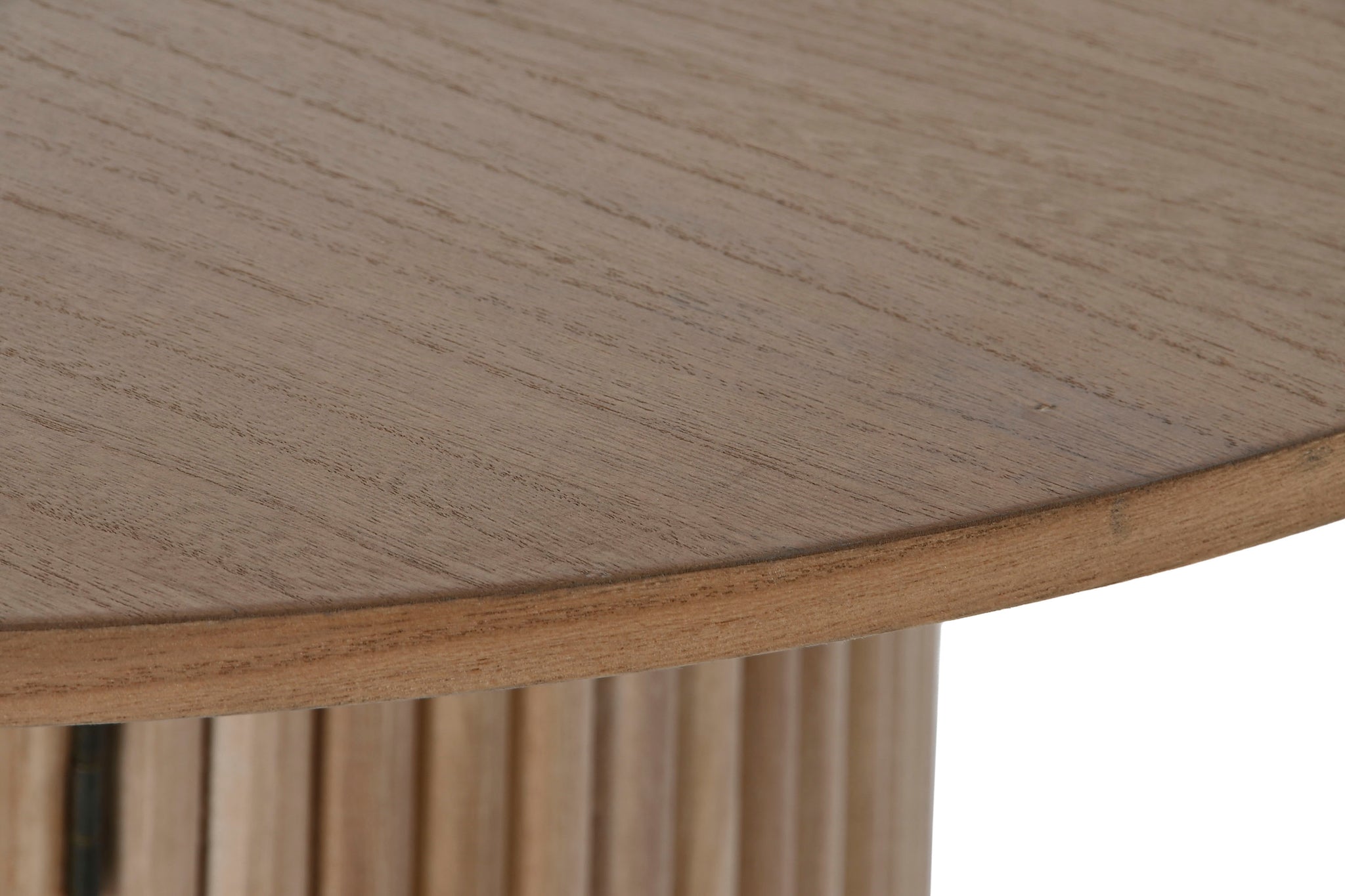 Mesa Ovalada Comedor Paulownia 180X90X75 Puertas
