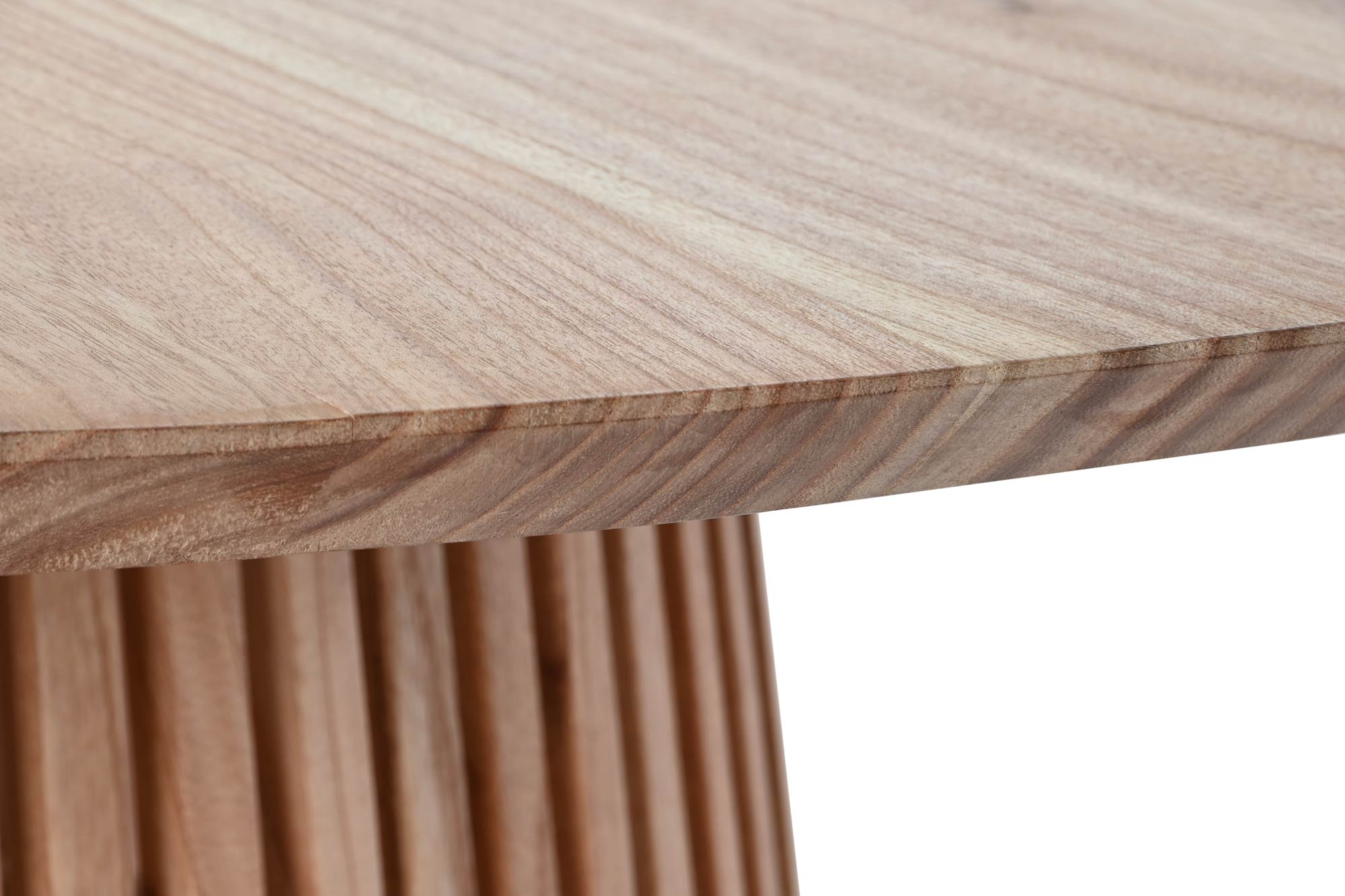 Mesa Redonda Comedor Mindi 150X150X77 Natural