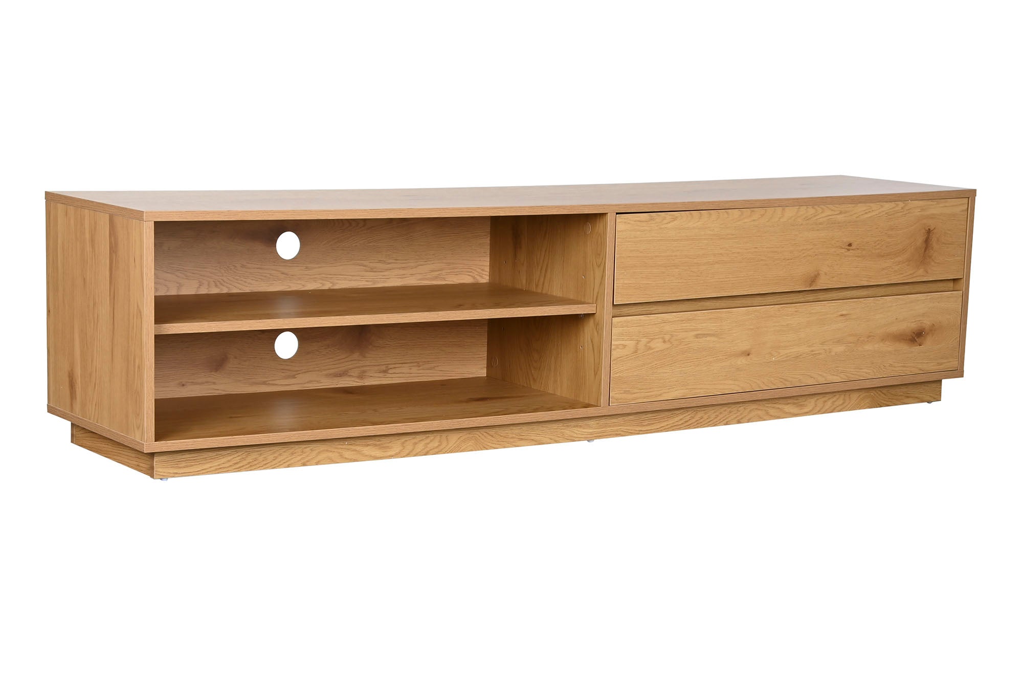Mueble Tv Mdf Roble 180X40X42 38,10 Natural