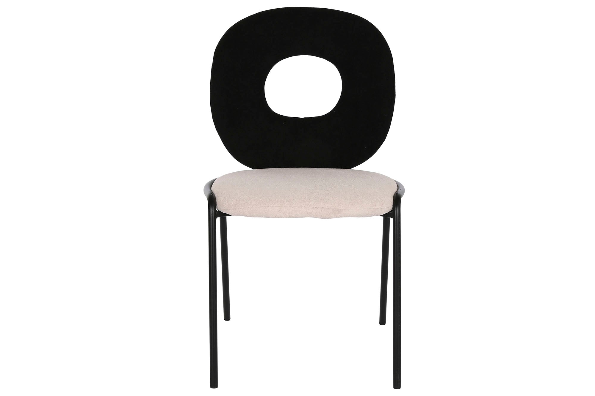 Silla Poliester Metal 50X60X84 Boucle Negro