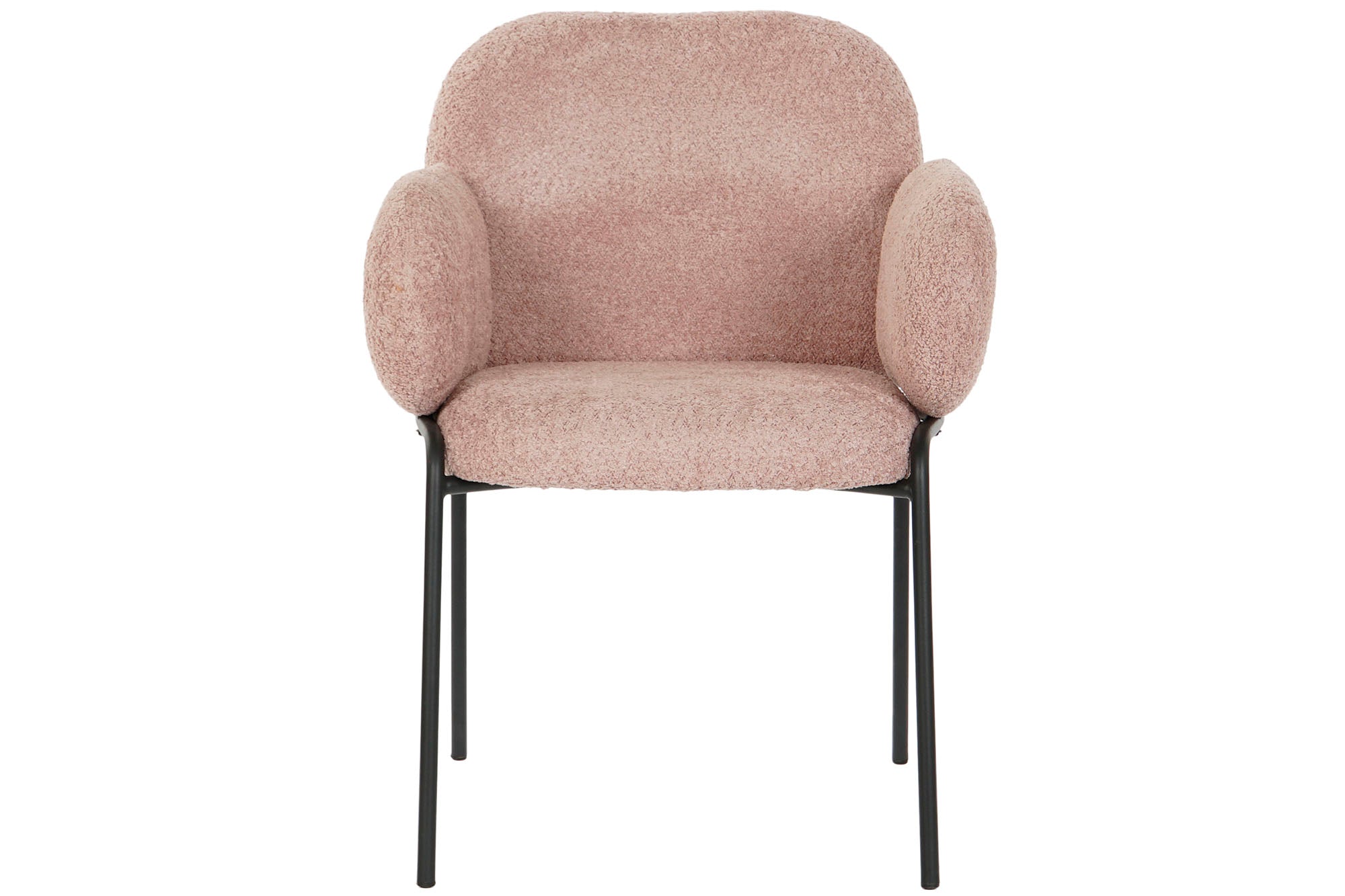 Silla Poliester Metal 60X62X88 Boucle Rosa