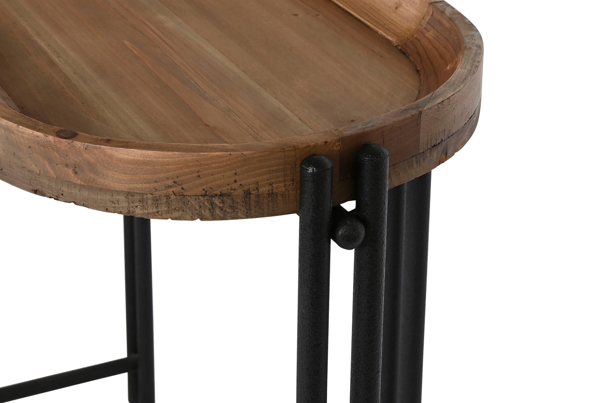 Consola Madera Metal 115X40X75 Marron
