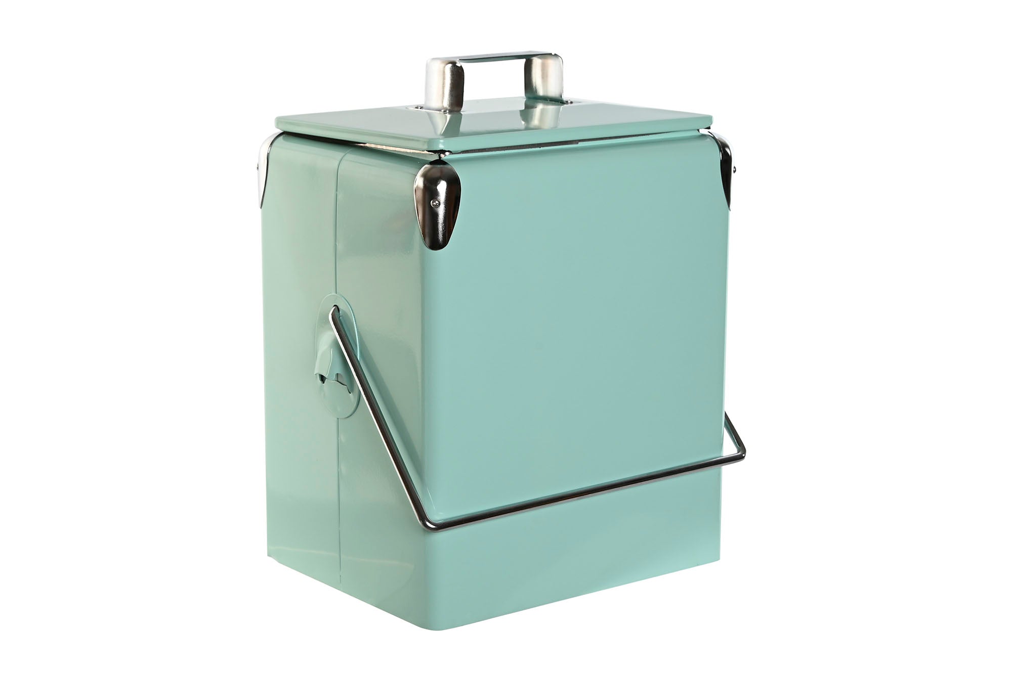 Nevera Metal Pvc 32X24X43 17 Litros Azul Celeste