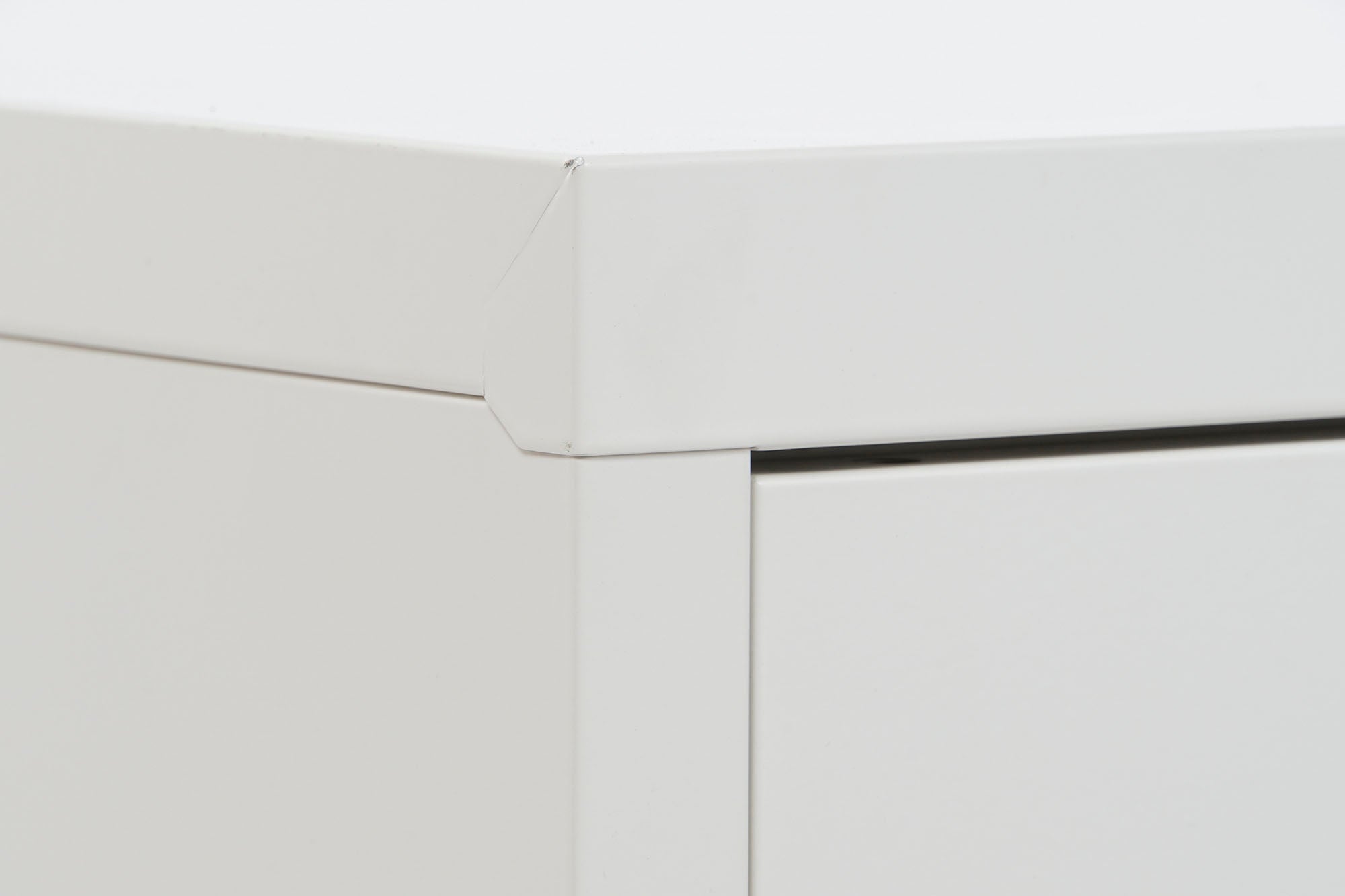 Mueble Tv Metal 120X40X58 Taquilla Blanco