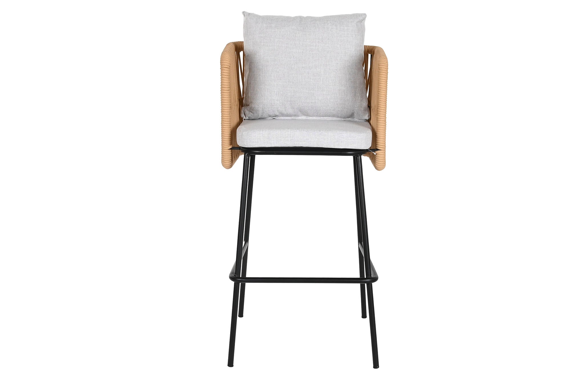 Taburete Acero Poliester 59X58X100 Gris