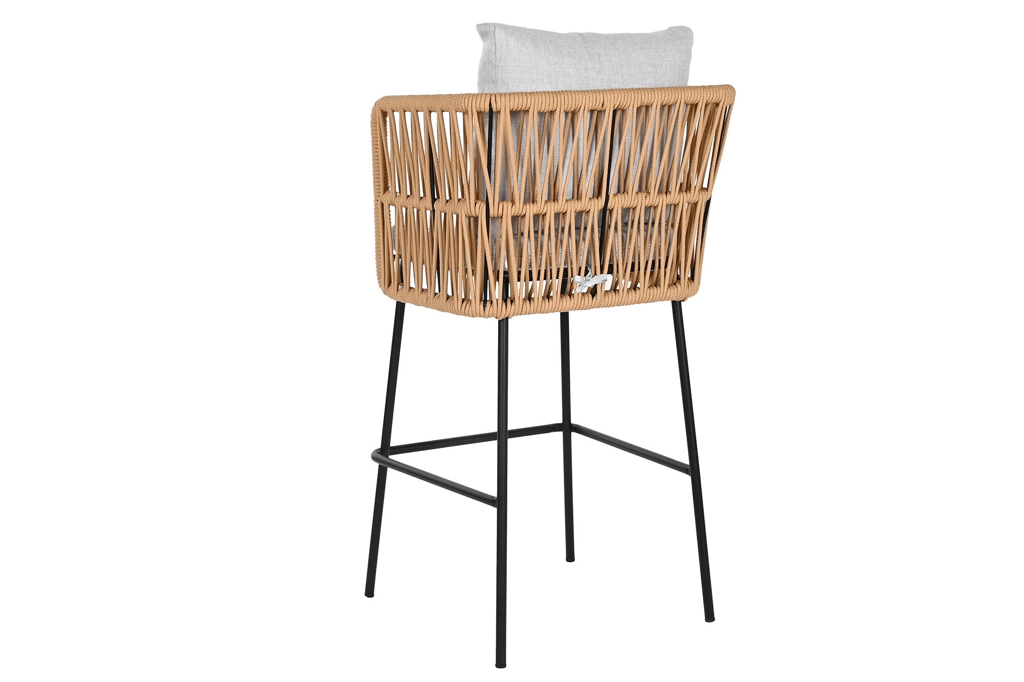 Taburete Acero Poliester 59X58X100 Gris