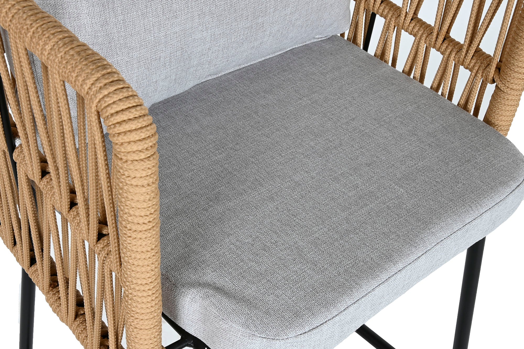 Taburete Acero Poliester 59X58X100 Gris