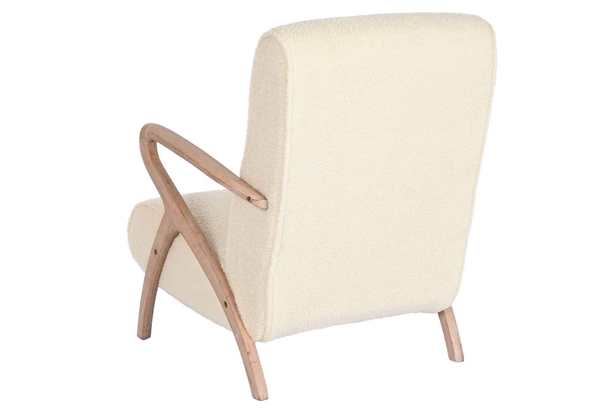 Poltrona de poliéster Hevea / Rubberwood 68X70X85