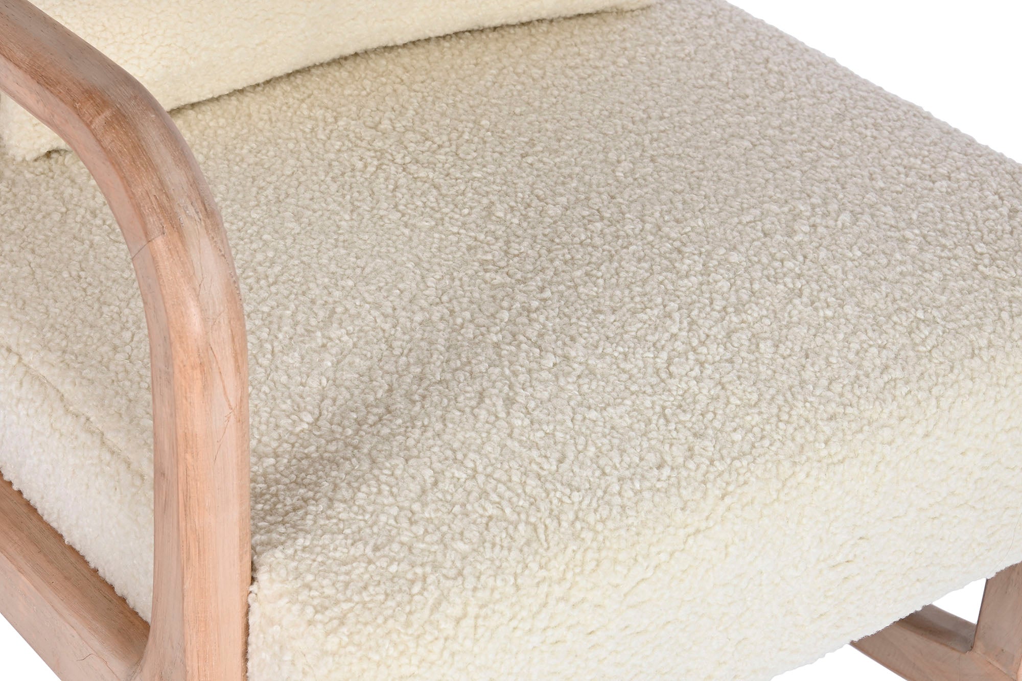Cadeira de balanço Hevea / Rubberwood 66X88X78 Cadeira de balanço