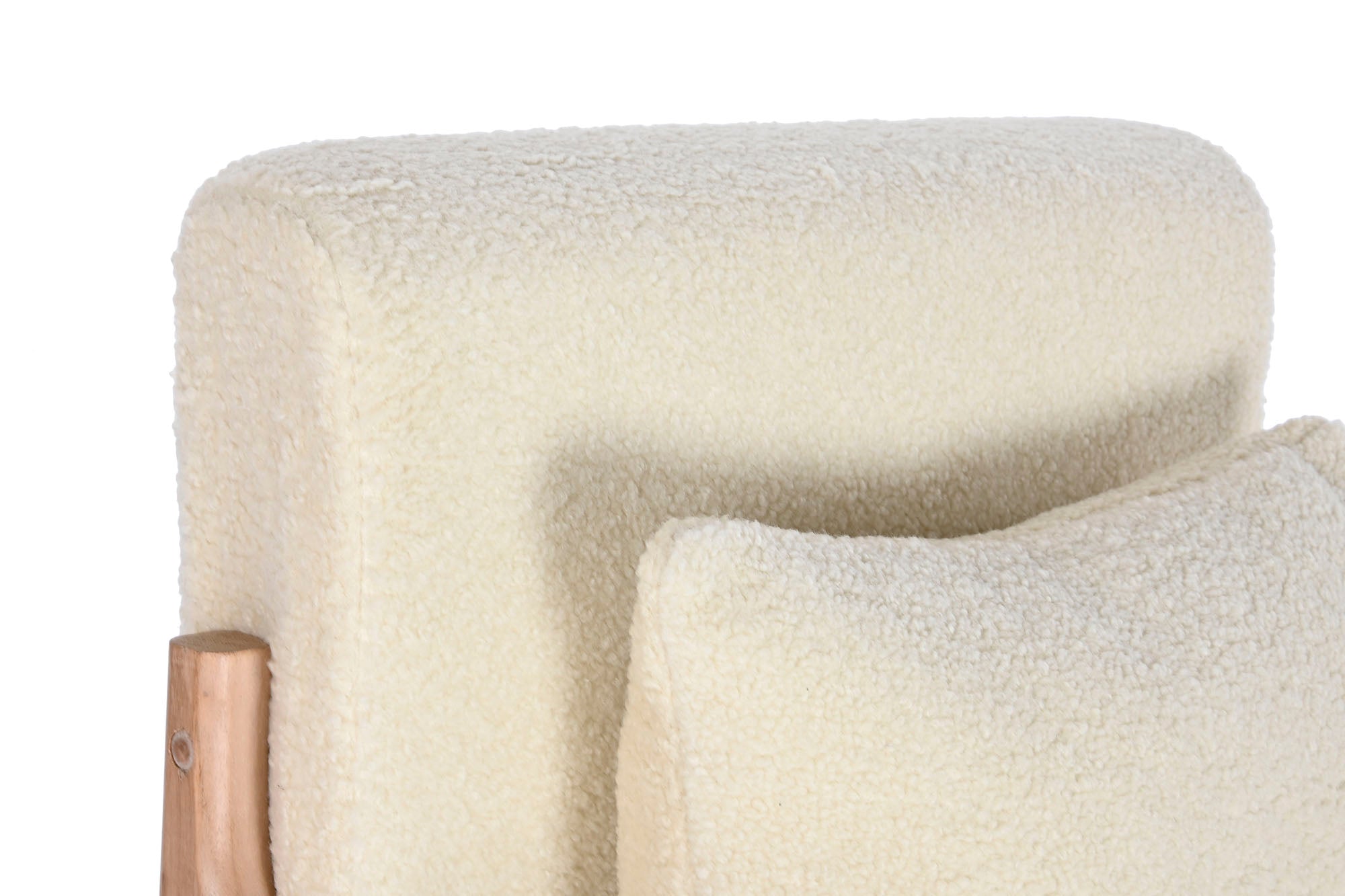 Cadeira de balanço Hevea / Rubberwood 66X88X78 Cadeira de balanço